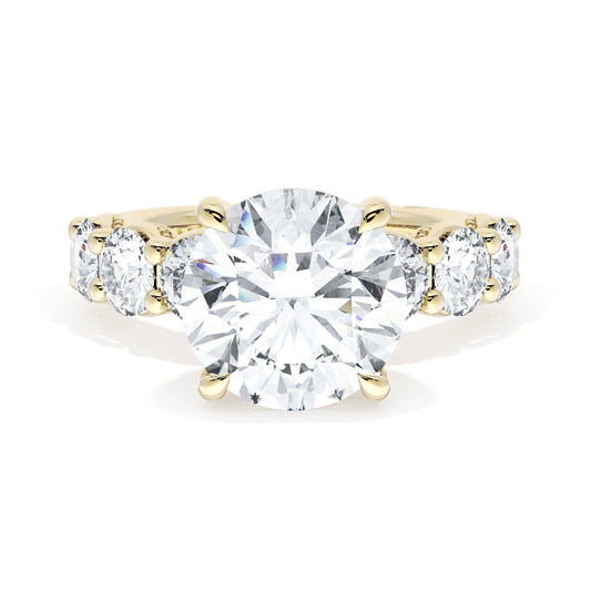 Round Solitaire Engagement Ring Style # 416 RD 10