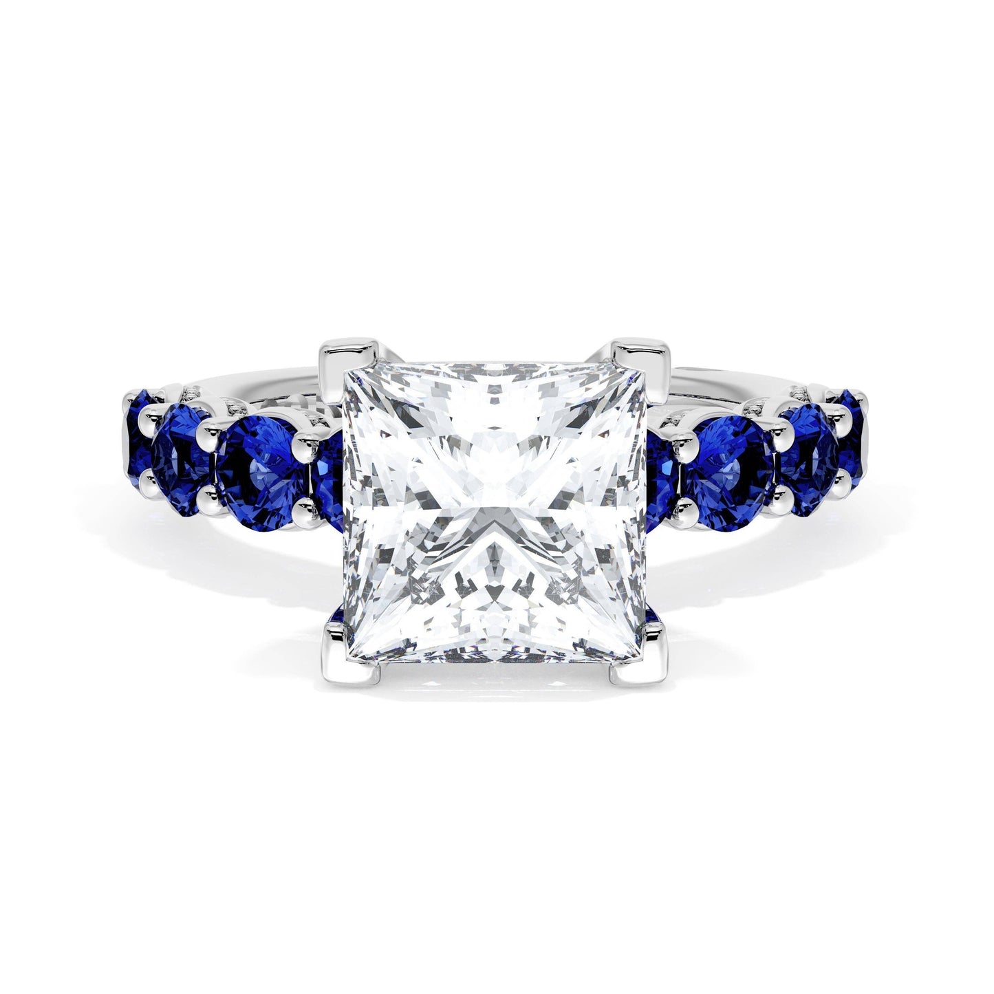 Princess Solitaire Engagement Ring Style # 415PR