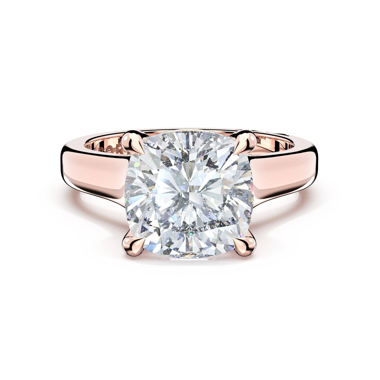 Cushion Solitaire Engagement Ring | Style # 4283 CU