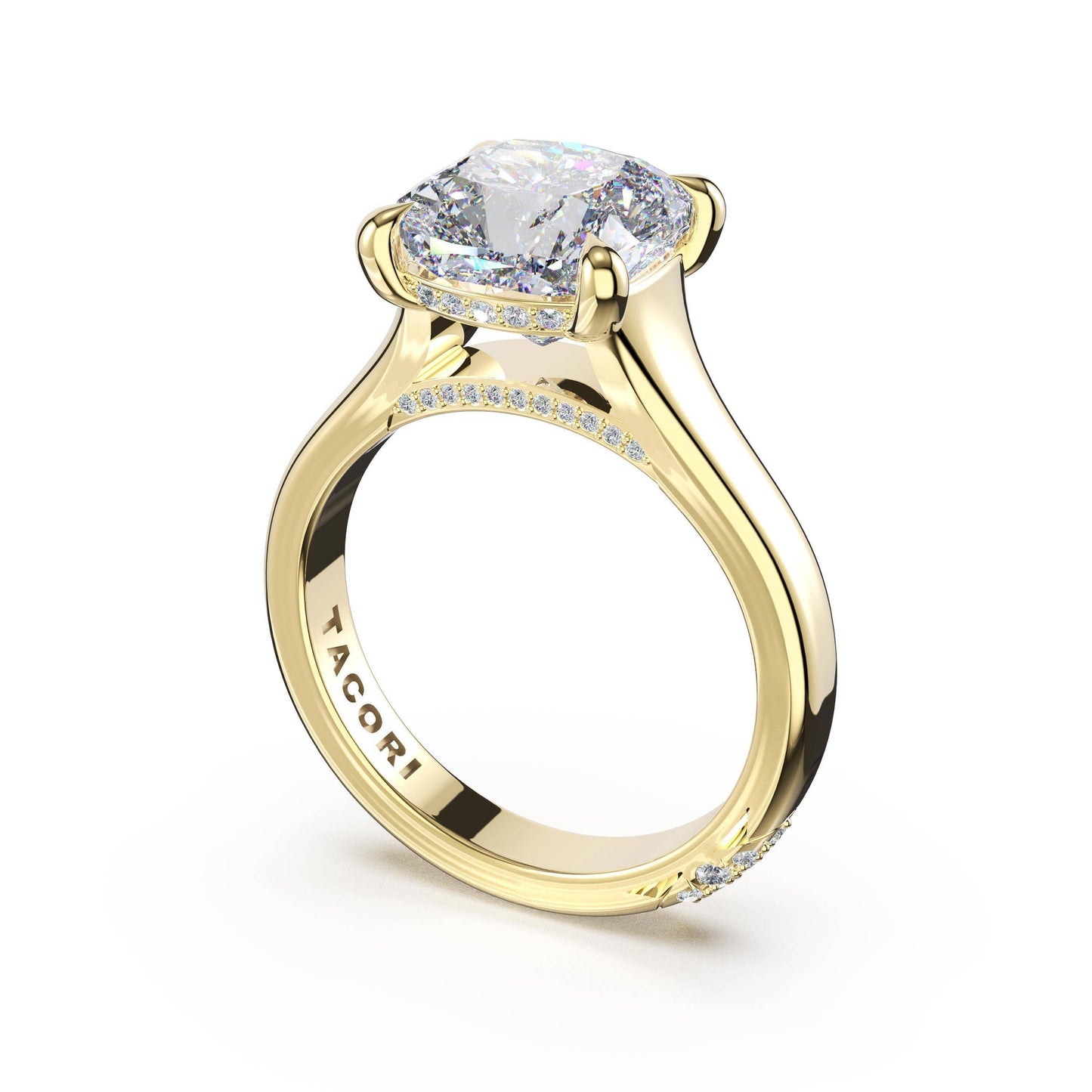 Cushion Solitaire Engagement Ring | Style # 4283 CU