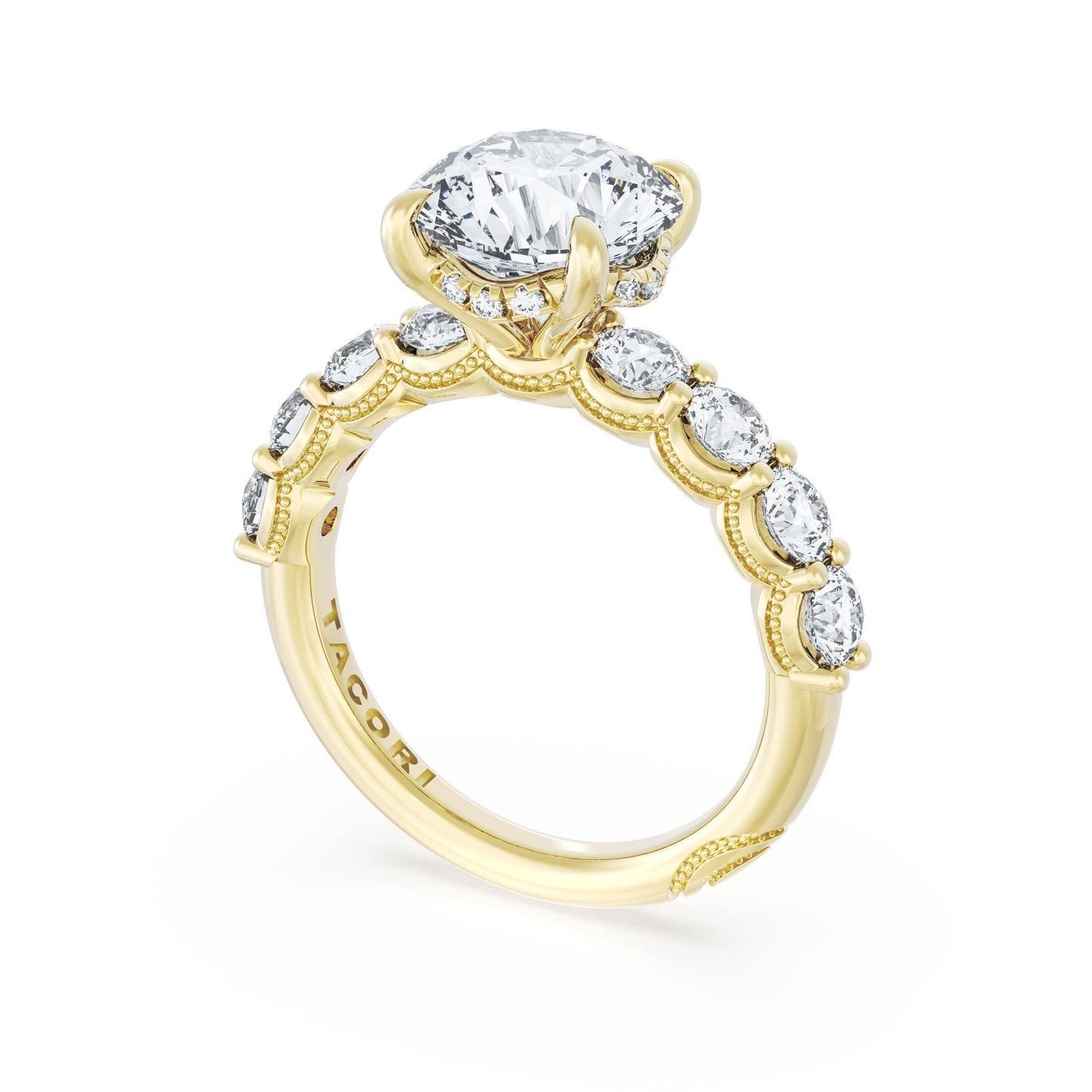 Round Solitaire Engagement Ring Style # 415 RD 9