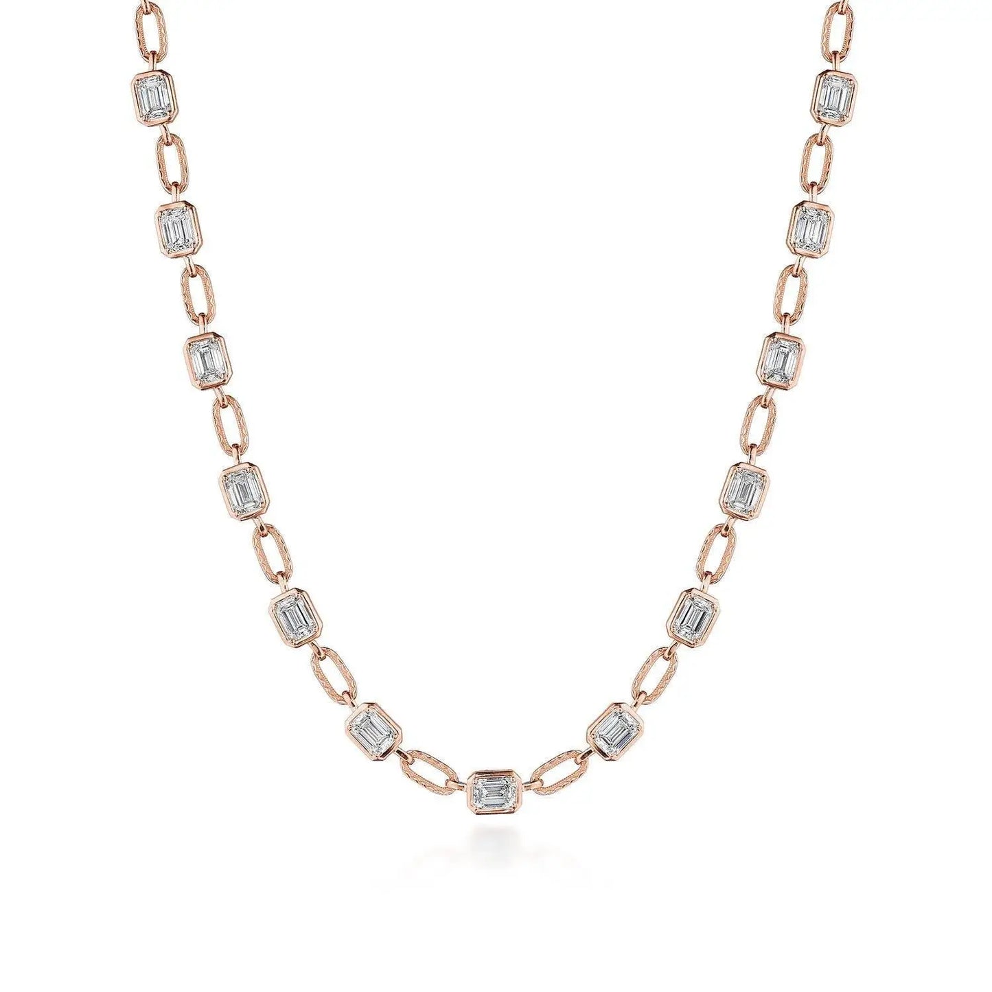 Diamond Link Necklace Style # FN825EC55X4ND16