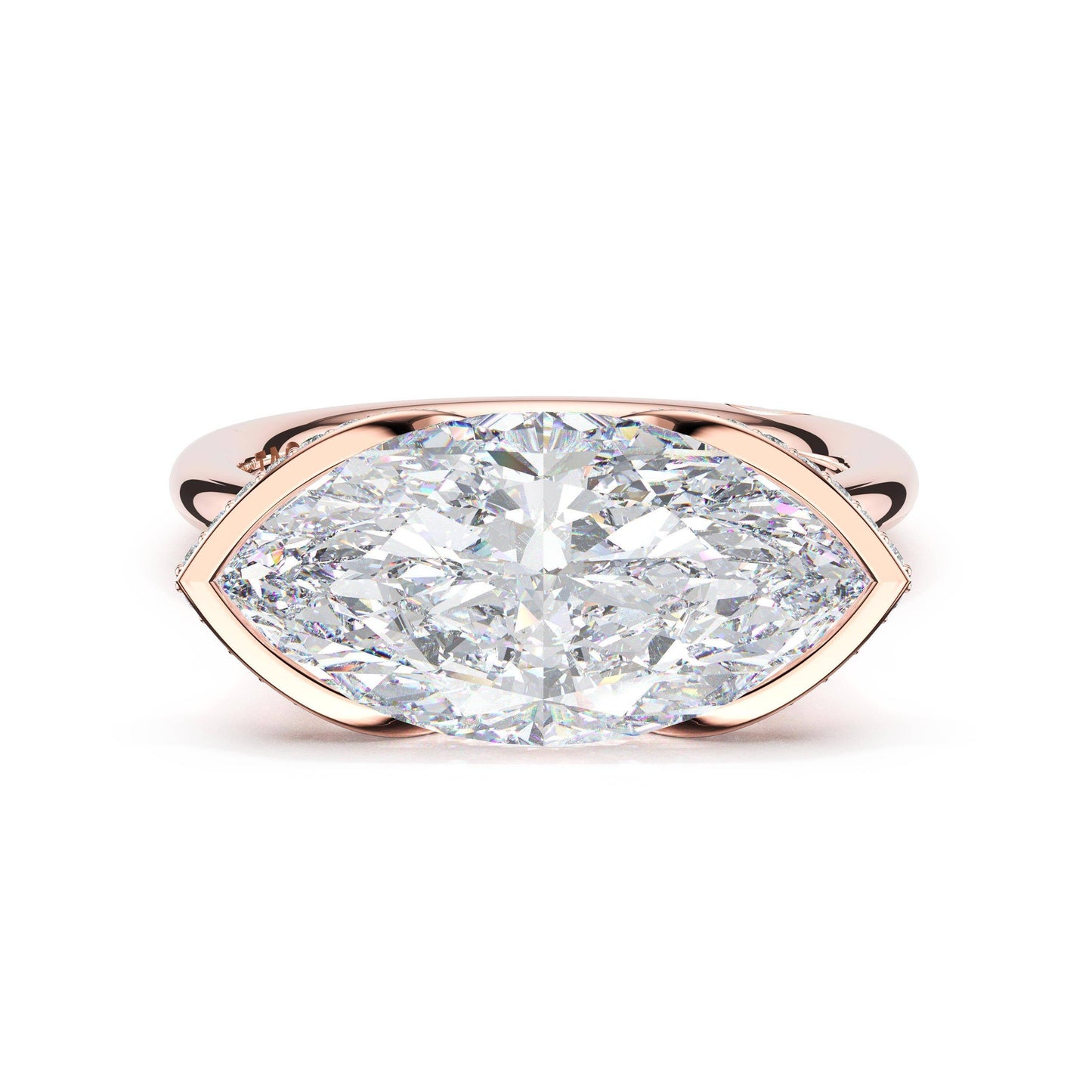 Marquise Solitaire Engagement Ring | Style # 42925 MQ