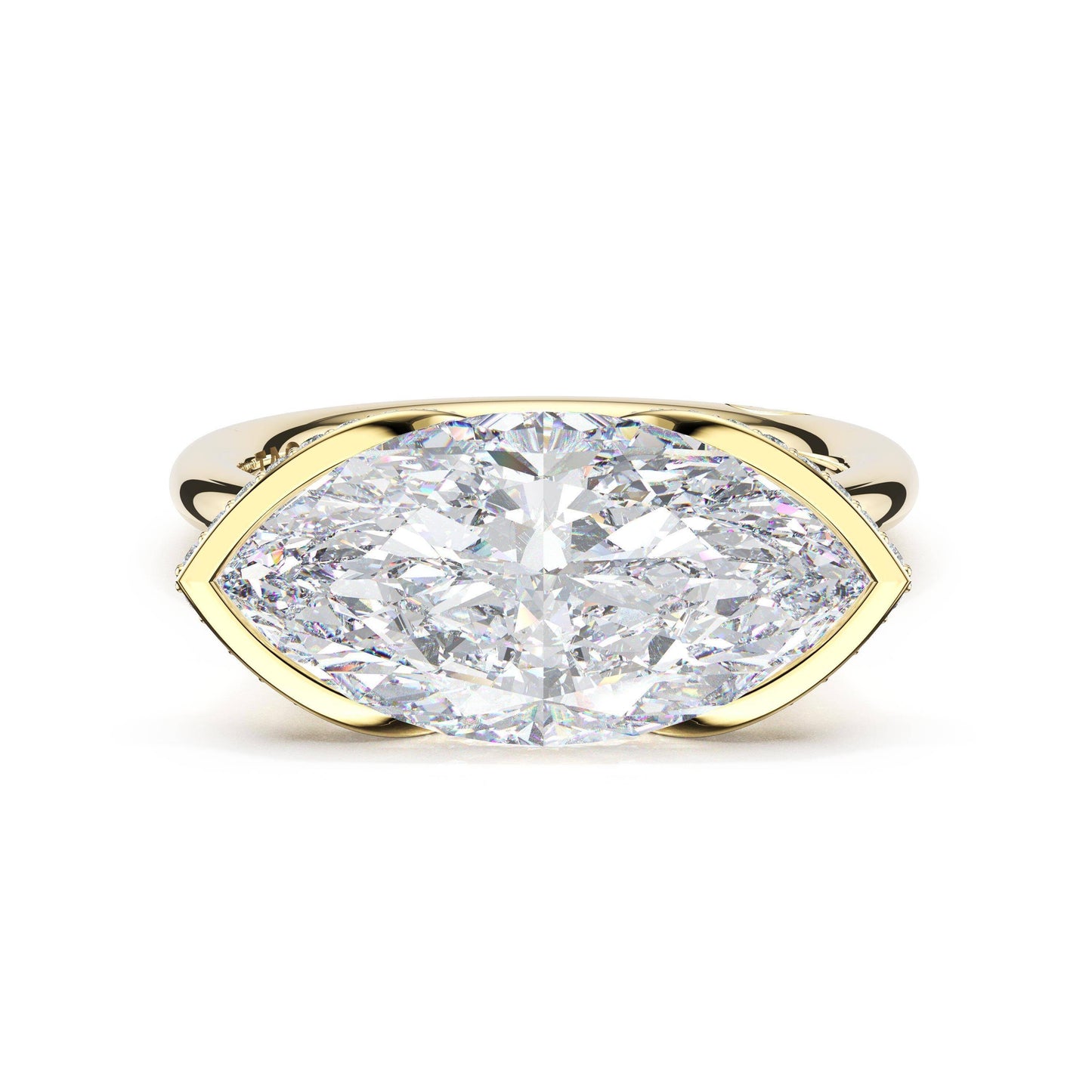 Marquise Solitaire Engagement Ring | Style # 42925 MQ