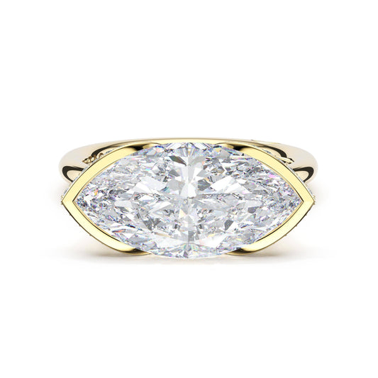 Marquise Solitaire Engagement Ring | Style # 42925 MQ