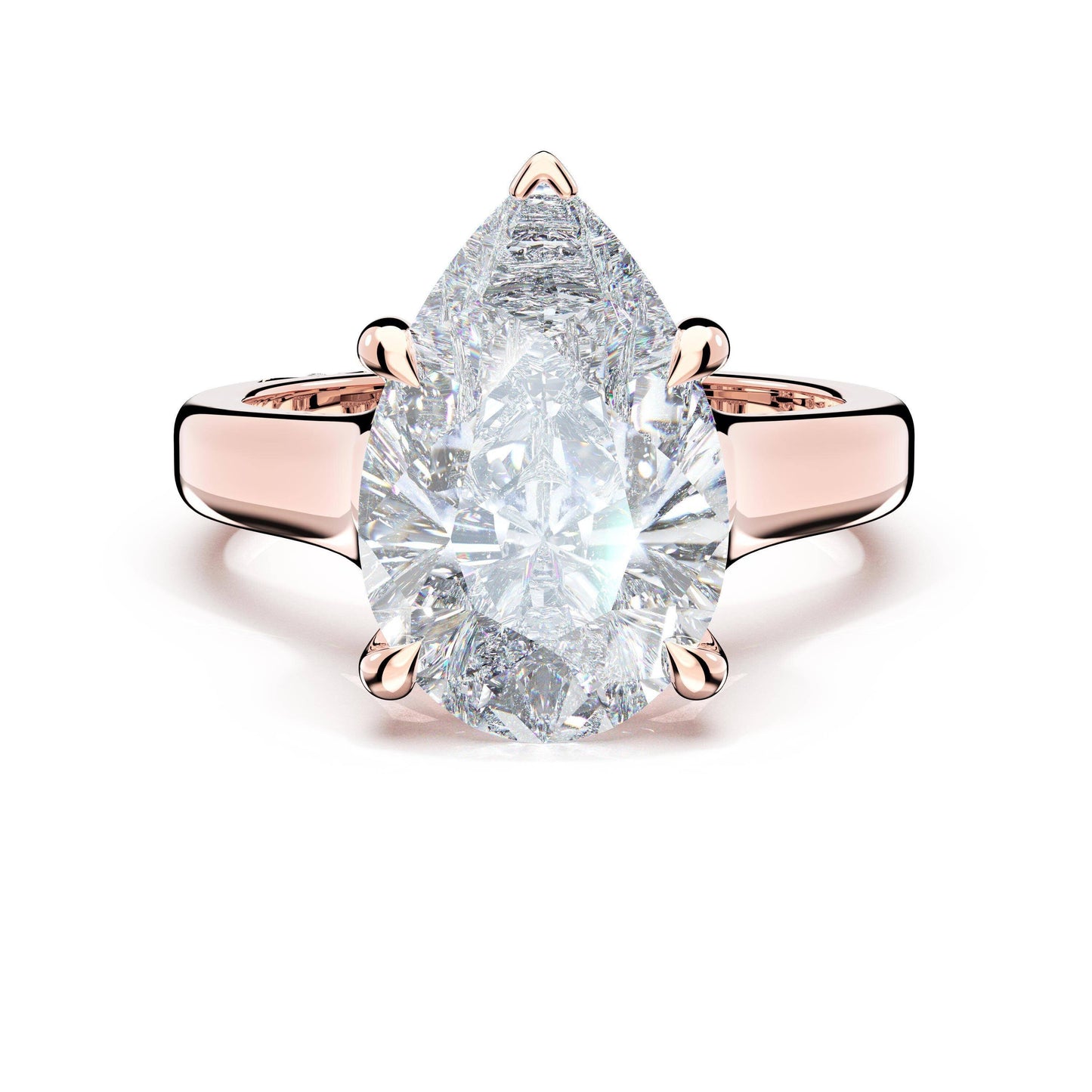 Pear Solitaire Engagement Ring | Style # 4283 PS