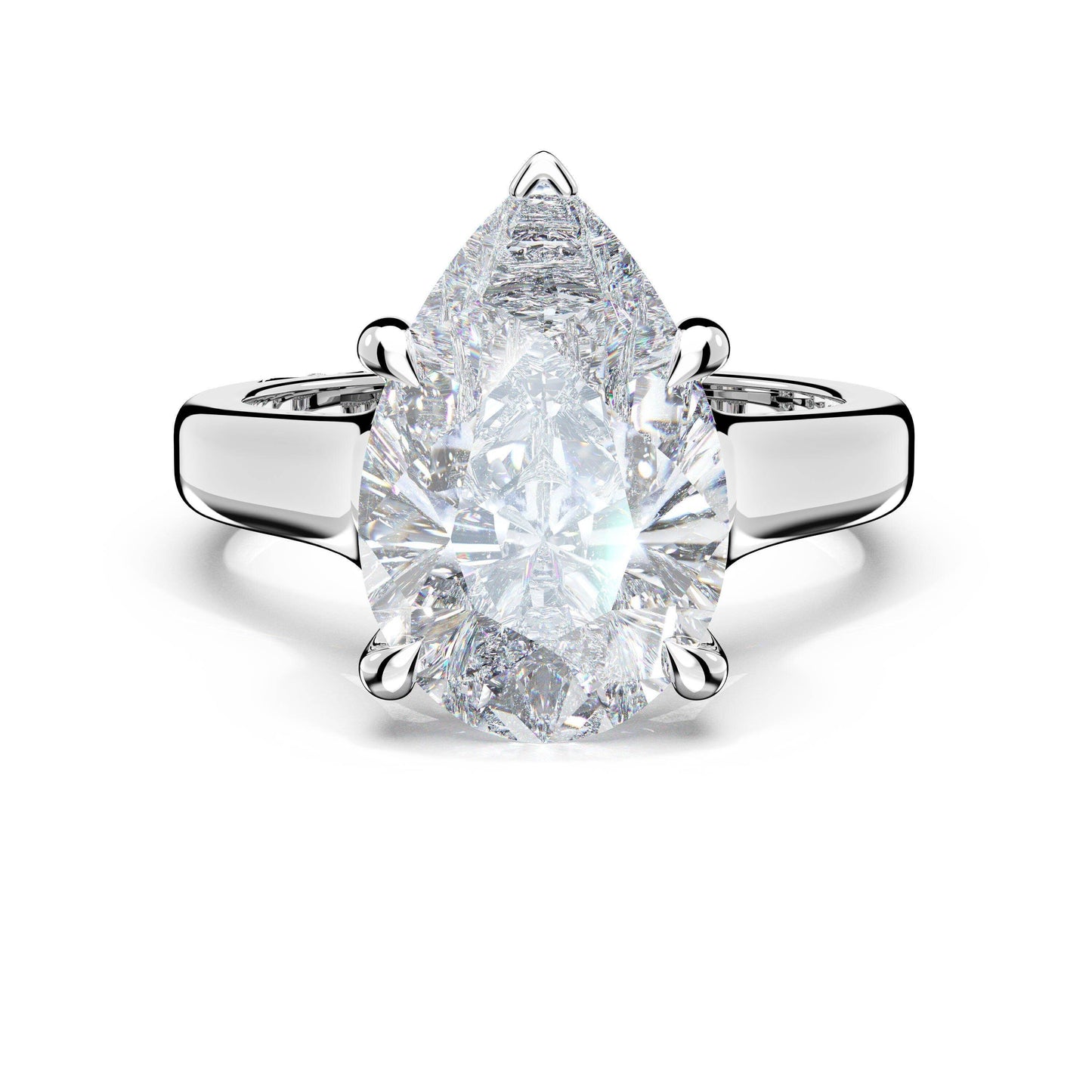 Pear Solitaire Engagement Ring | Style # 4283 PS