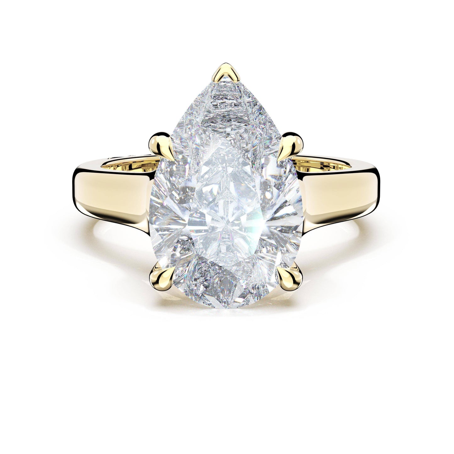Pear Solitaire Engagement Ring | Style # 4283 PS