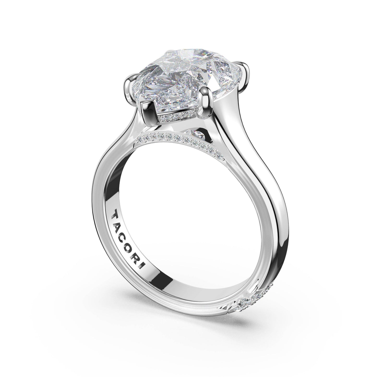 Pear Solitaire Engagement Ring | Style # 4283 PS