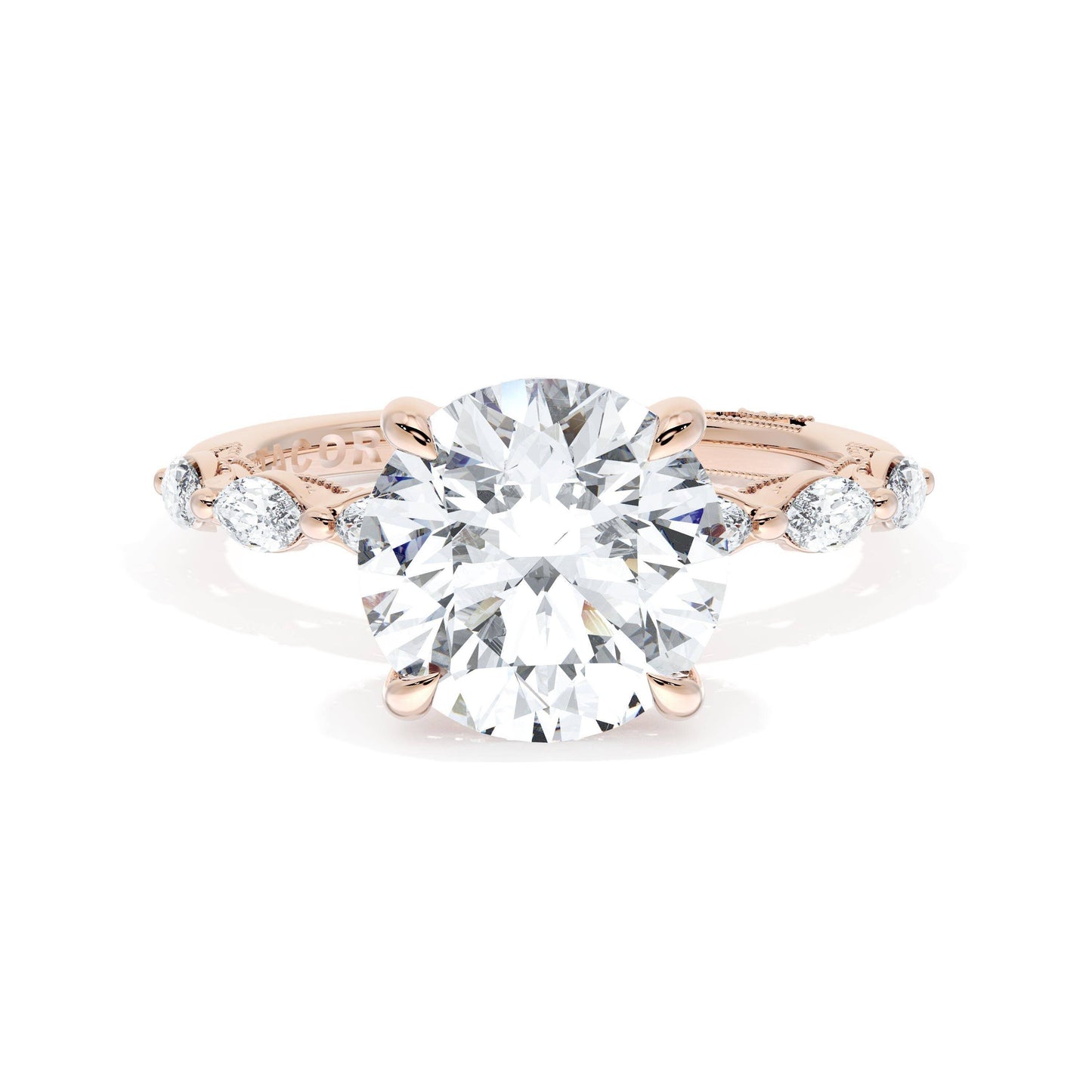 Round Solitaire Engagement Ring Style # 42225