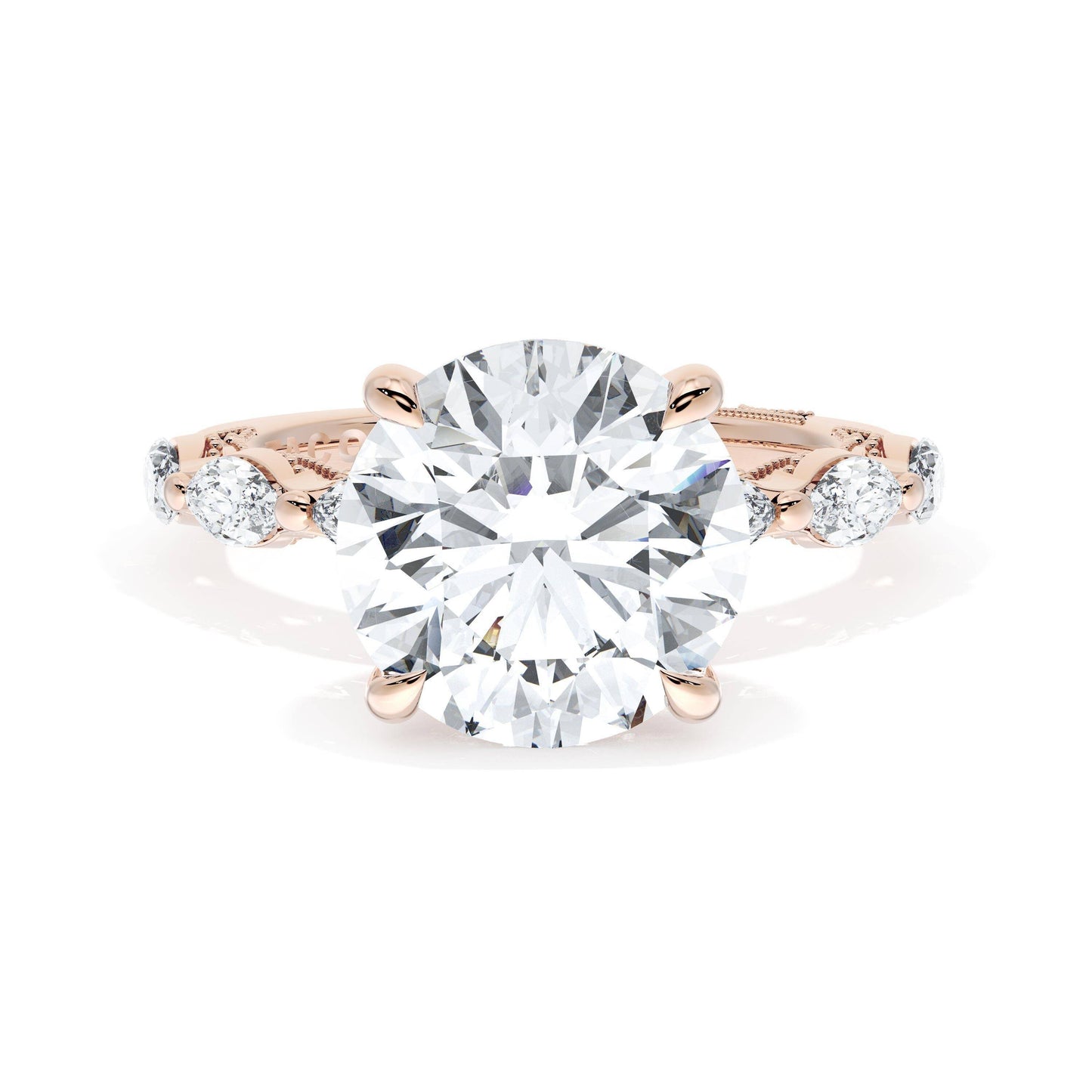 Round Solitaire Engagement Ring Style # 42225