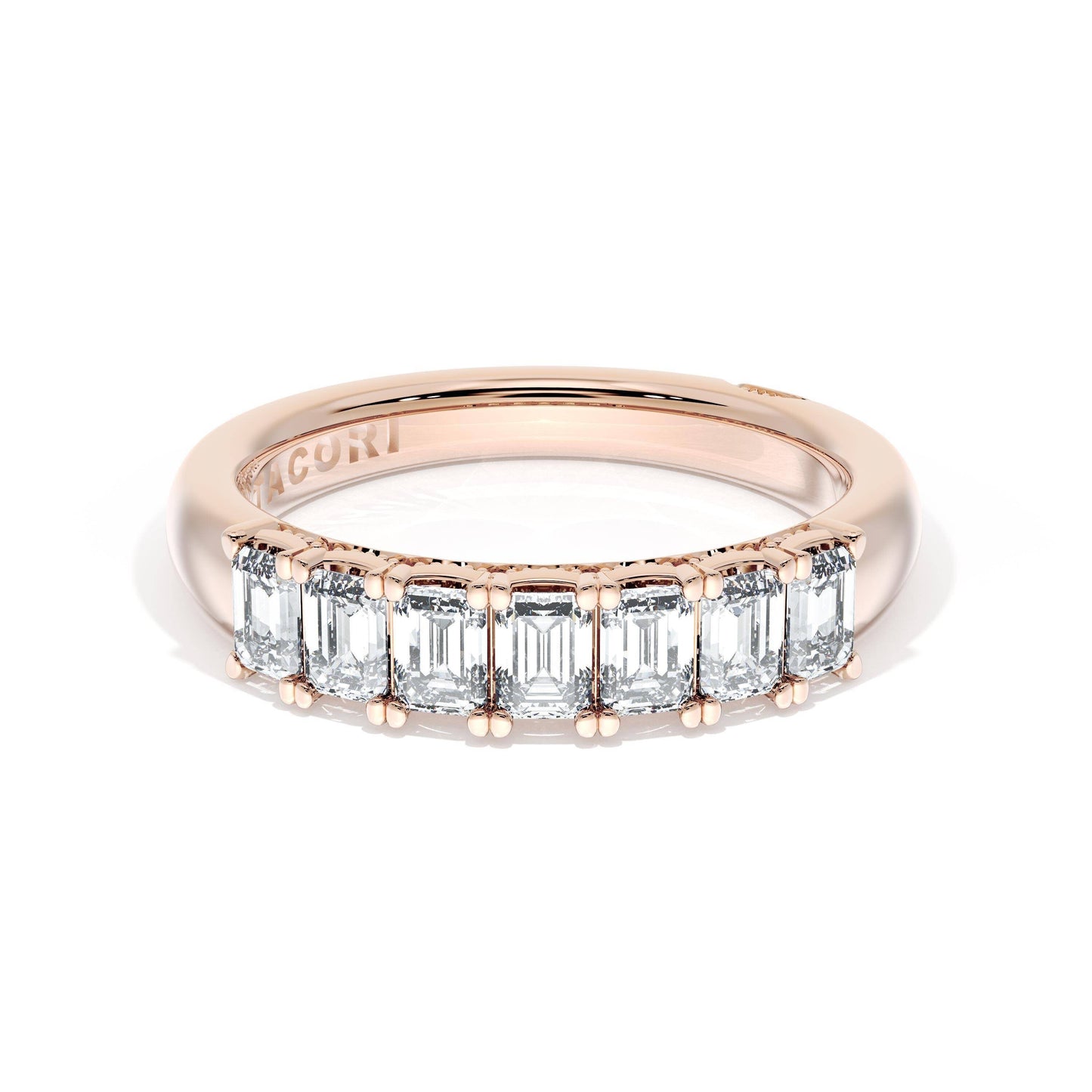Emerald Cut Diamond Eternity Band Style # 419