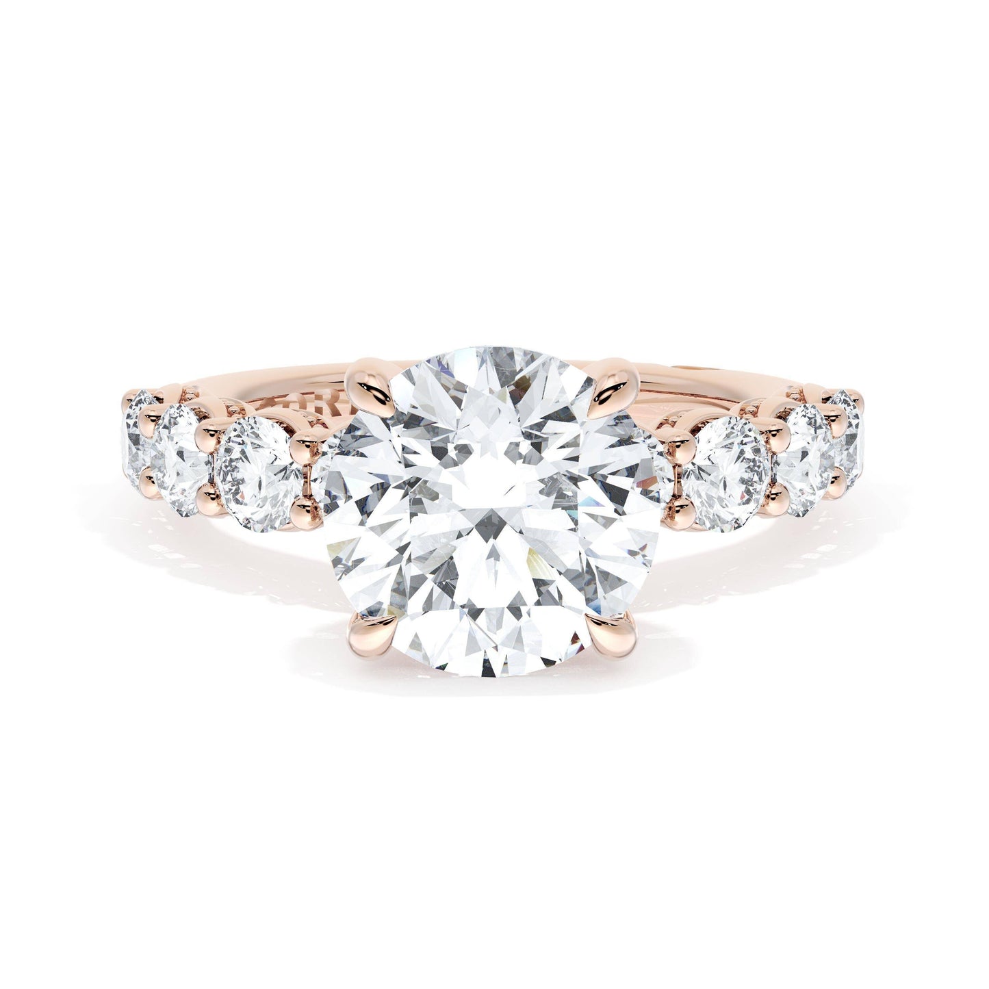 Round Solitaire Engagement Ring Style # 415 RD 9