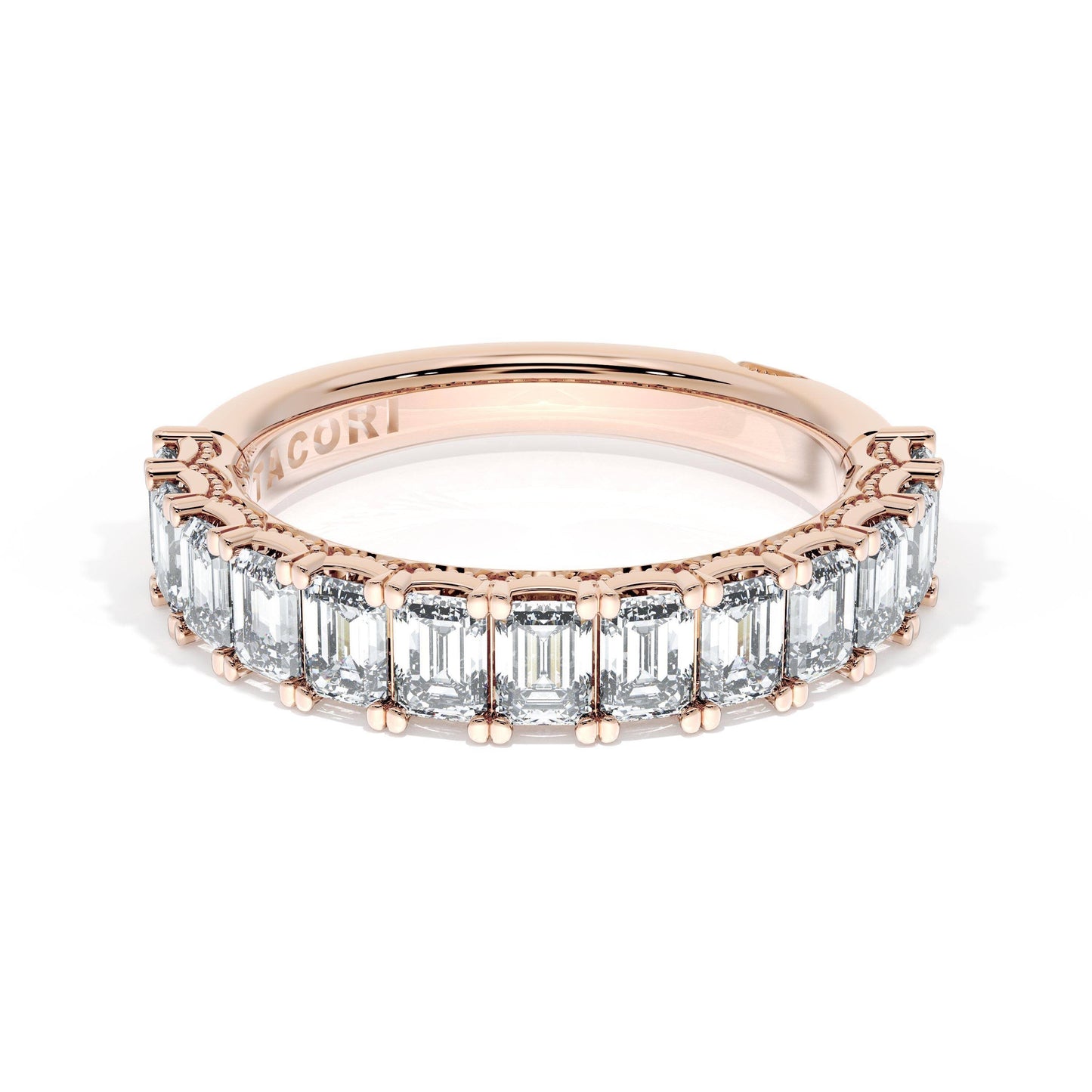 Emerald Cut Diamond Eternity Band Style # 419