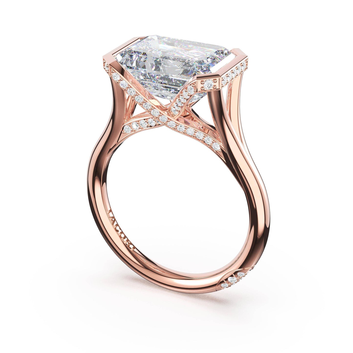 Emerald Solitaire Engagement Ring | Style #4252 EC