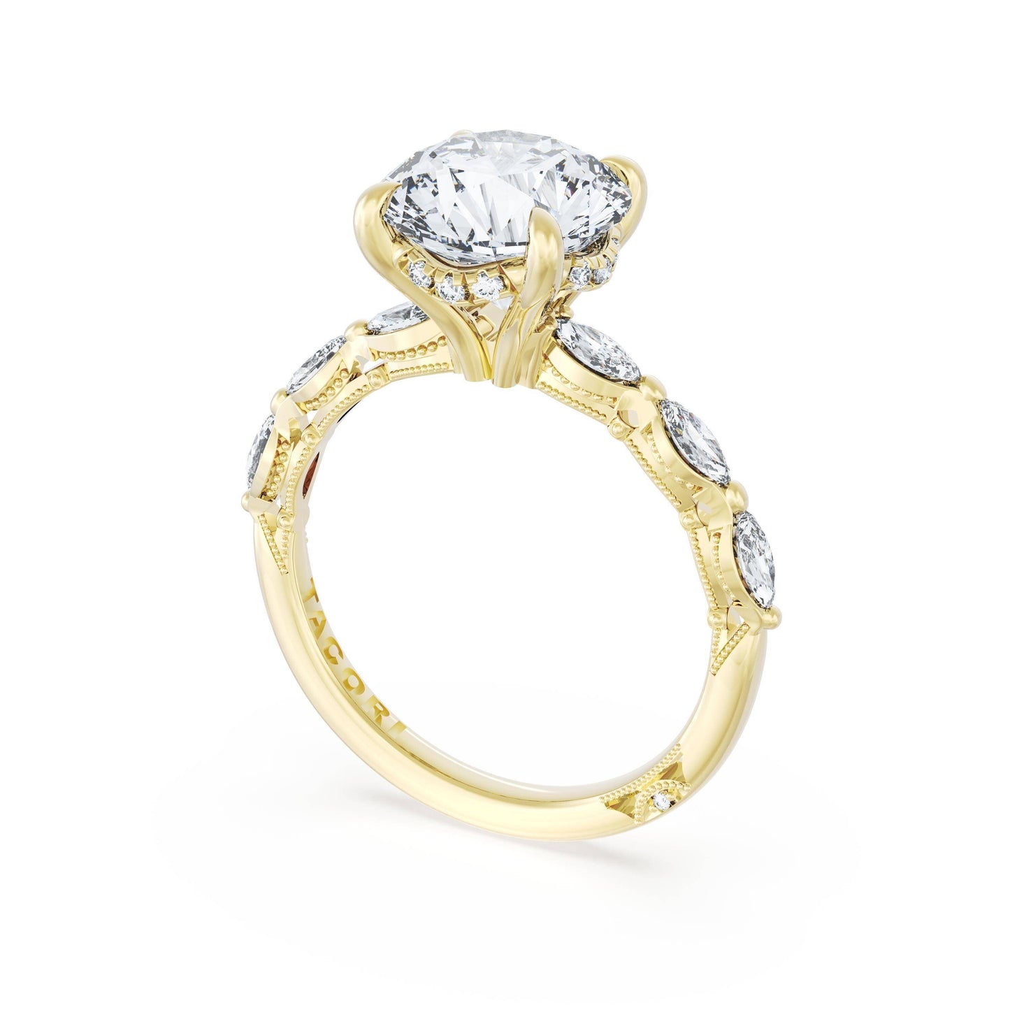 Round Solitaire Engagement Ring Style # 42225
