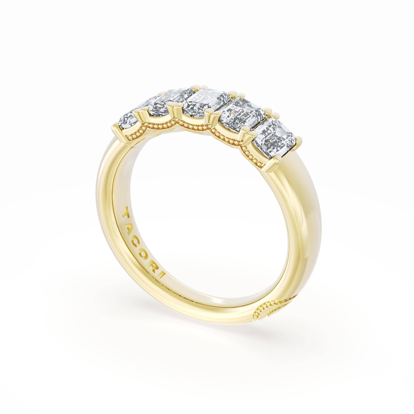 Emerald Cut Diamond Eternity Band Style # 420