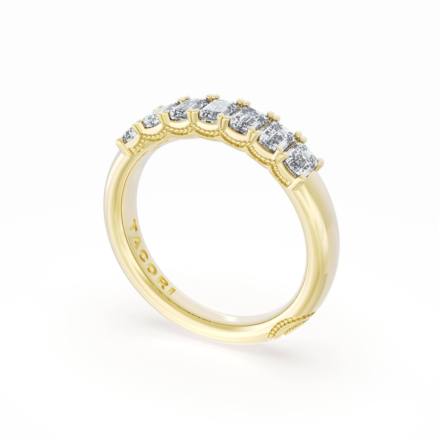 Emerald Cut Diamond Eternity Band Style # 419