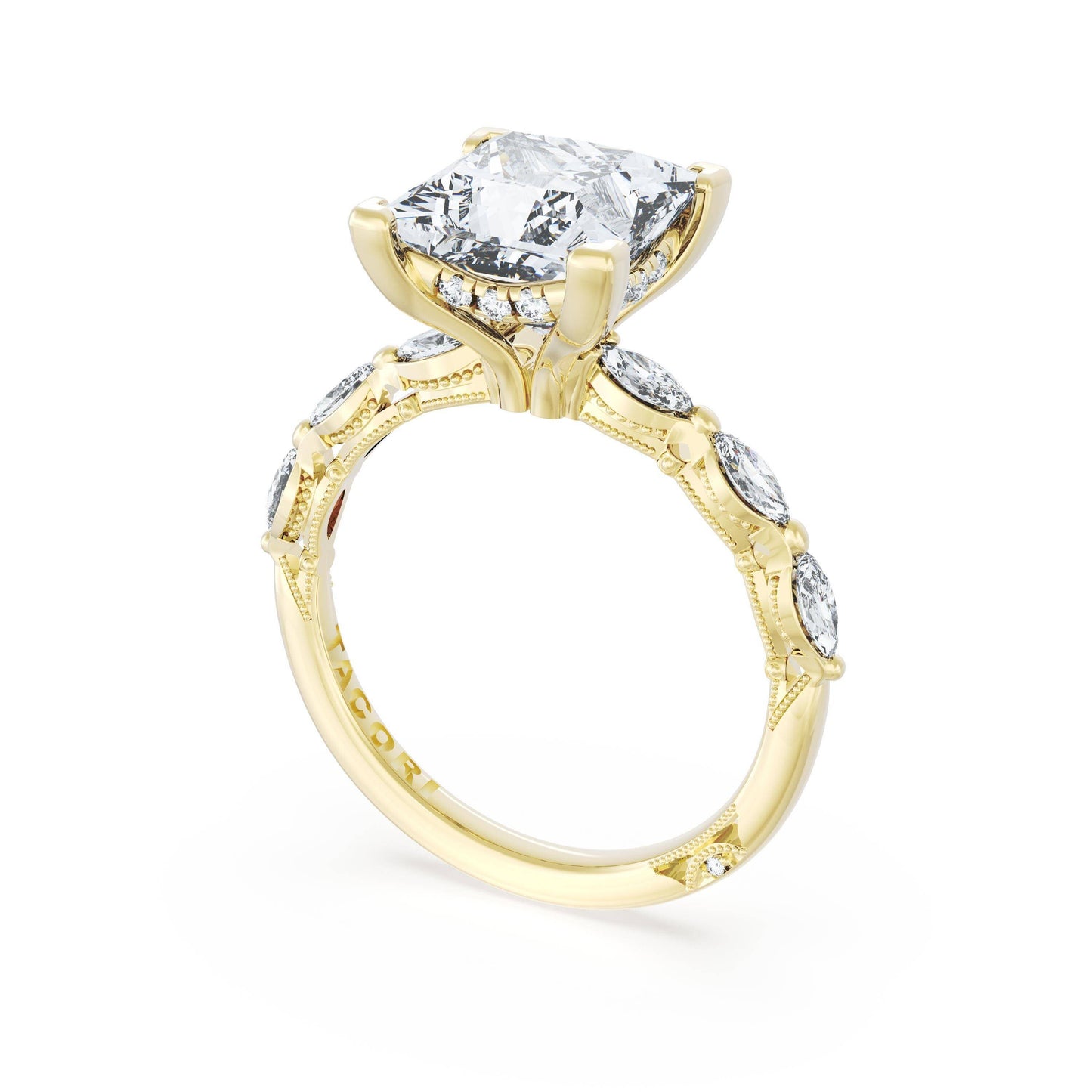 Princess Solitaire Engagement Ring Style # 42225