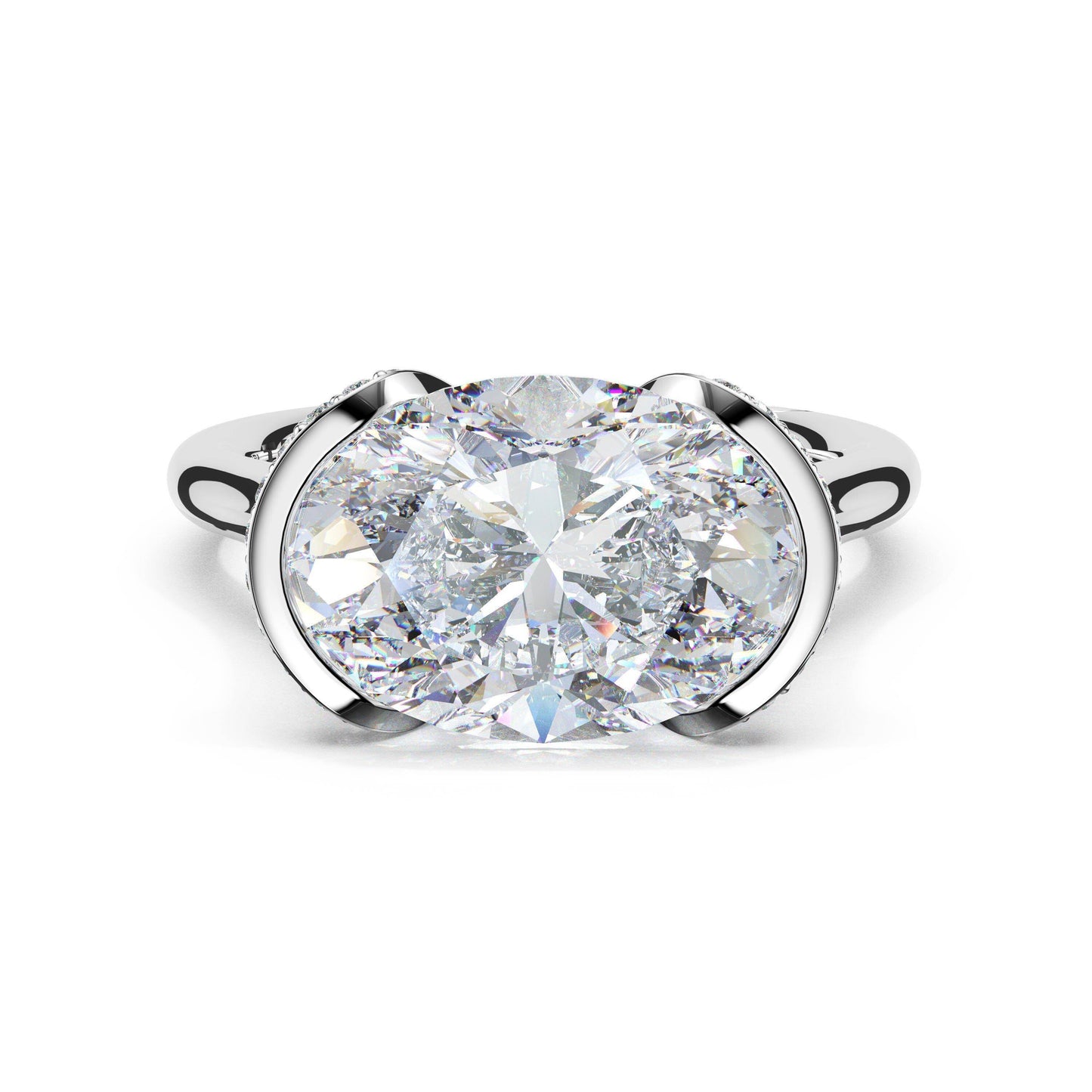 Oval Solitaire Engagement Ring | Style #42524 OV