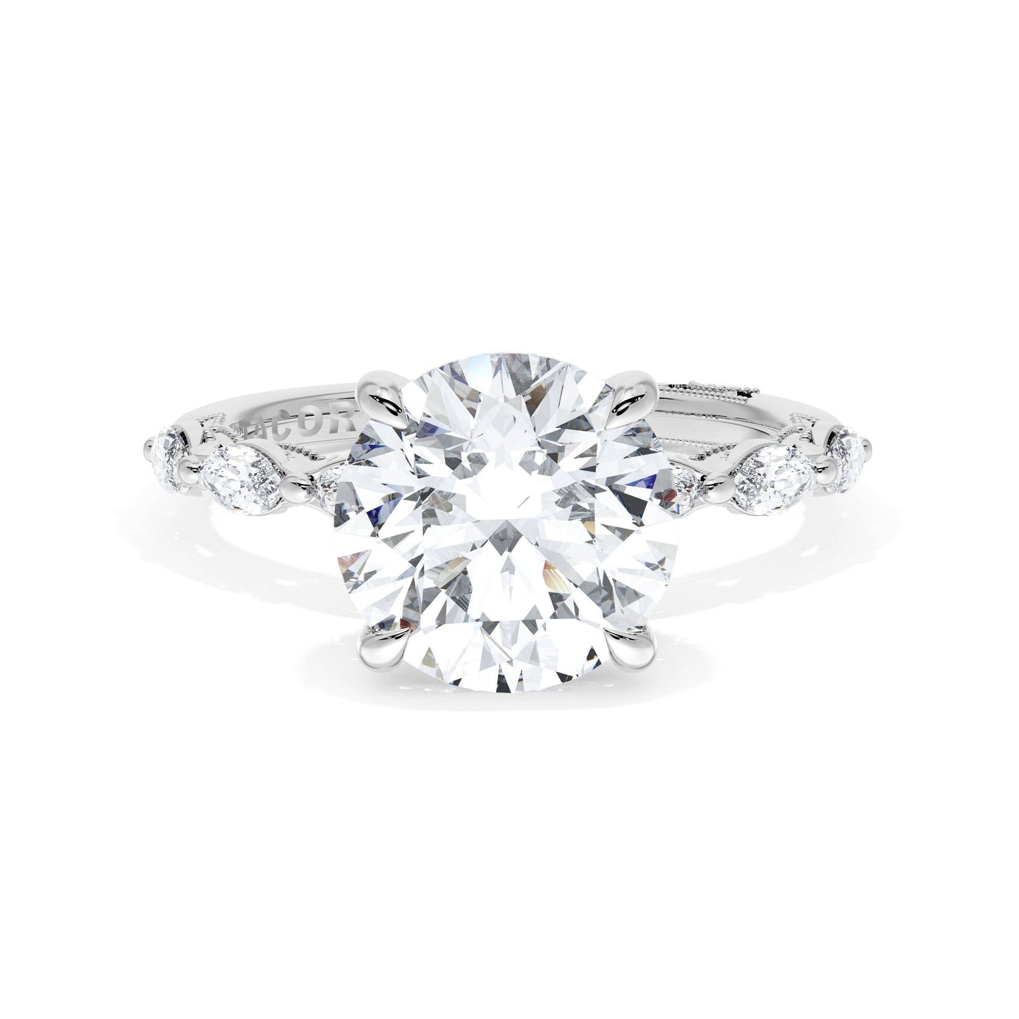 Round Solitaire Engagement Ring Style # 42225