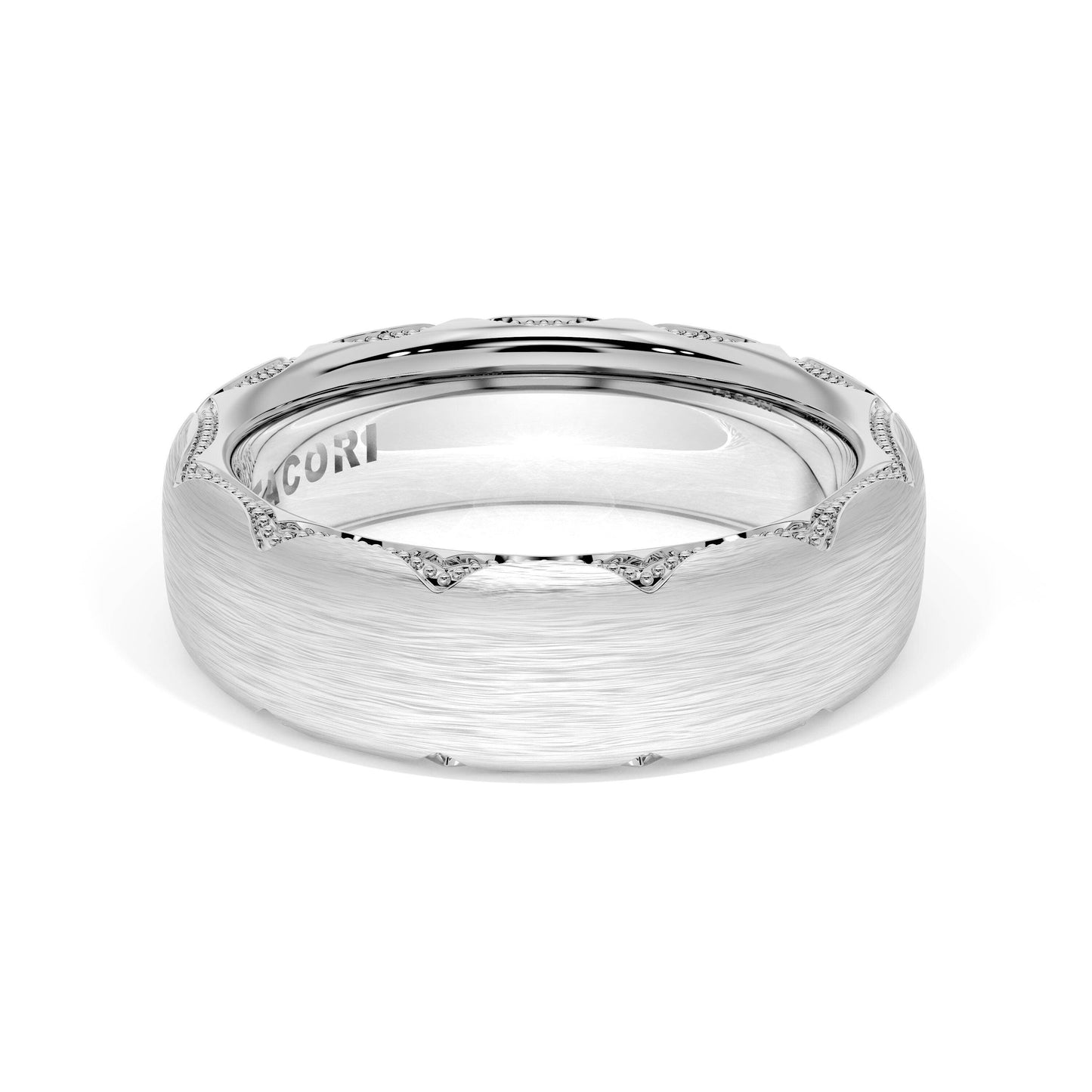 Brushed Finish Wedding Band Style # 4144 BB