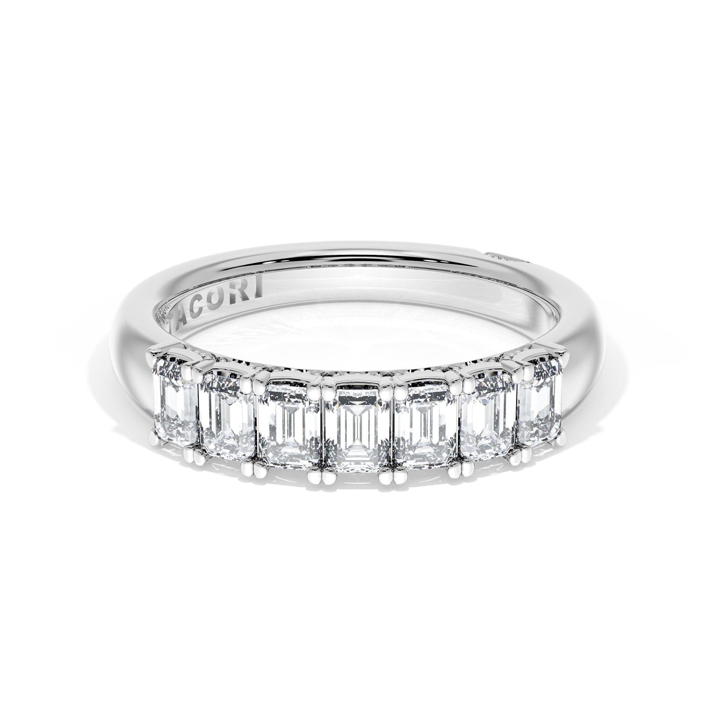 Emerald Cut Diamond Eternity Band Style # 419