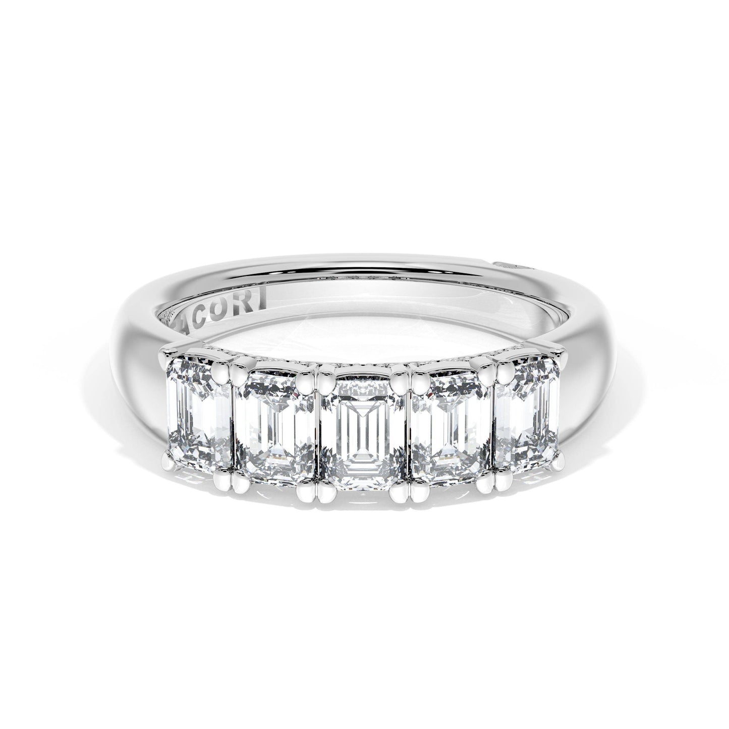 Emerald Cut Diamond Eternity Band Style # 420
