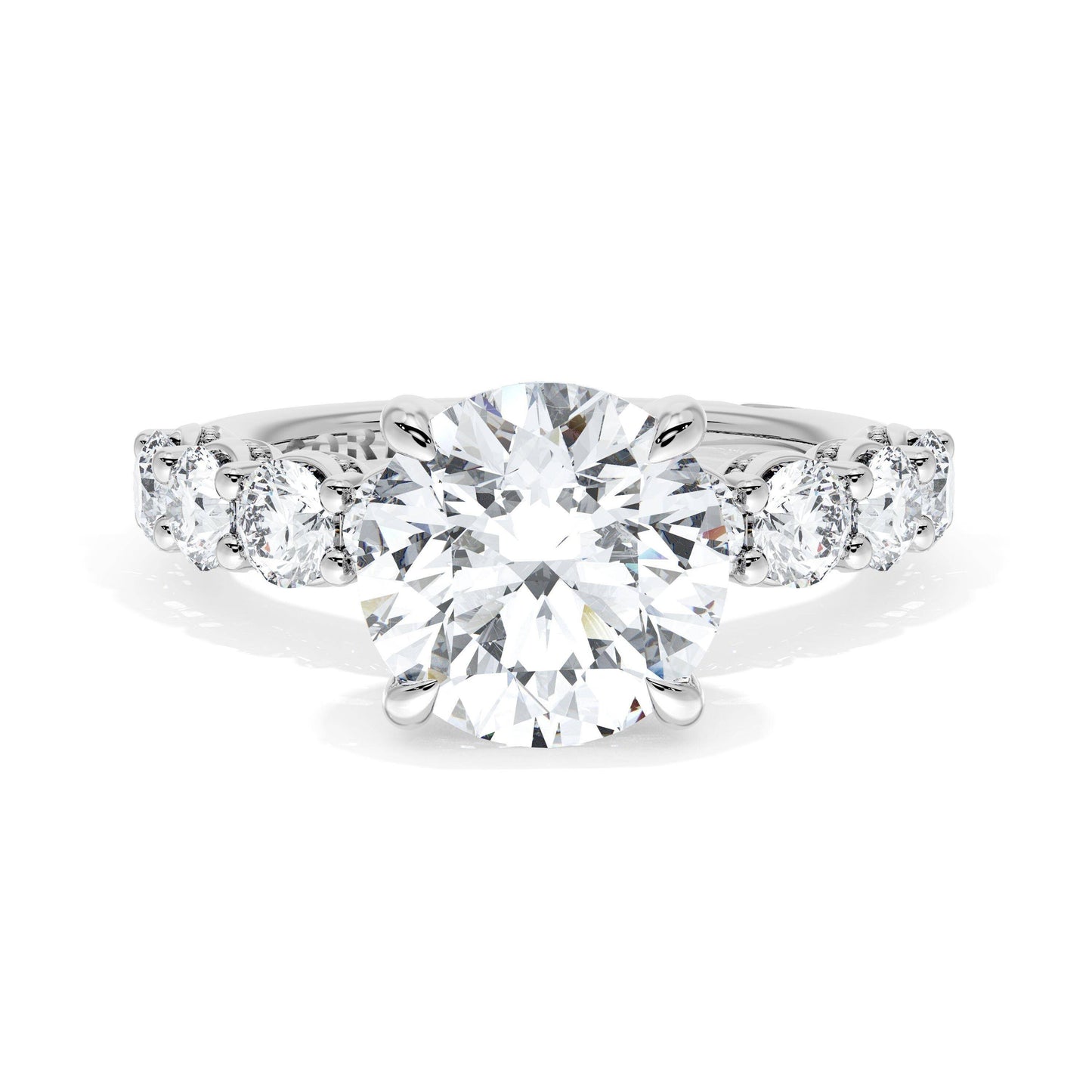 Round Solitaire Engagement Ring Style # 415 RD 9