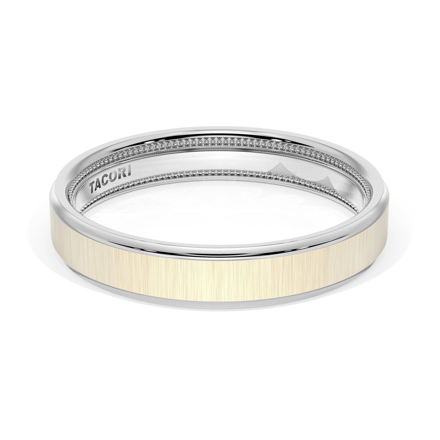 Flat Satin Finish Wedding Band Style # 1634