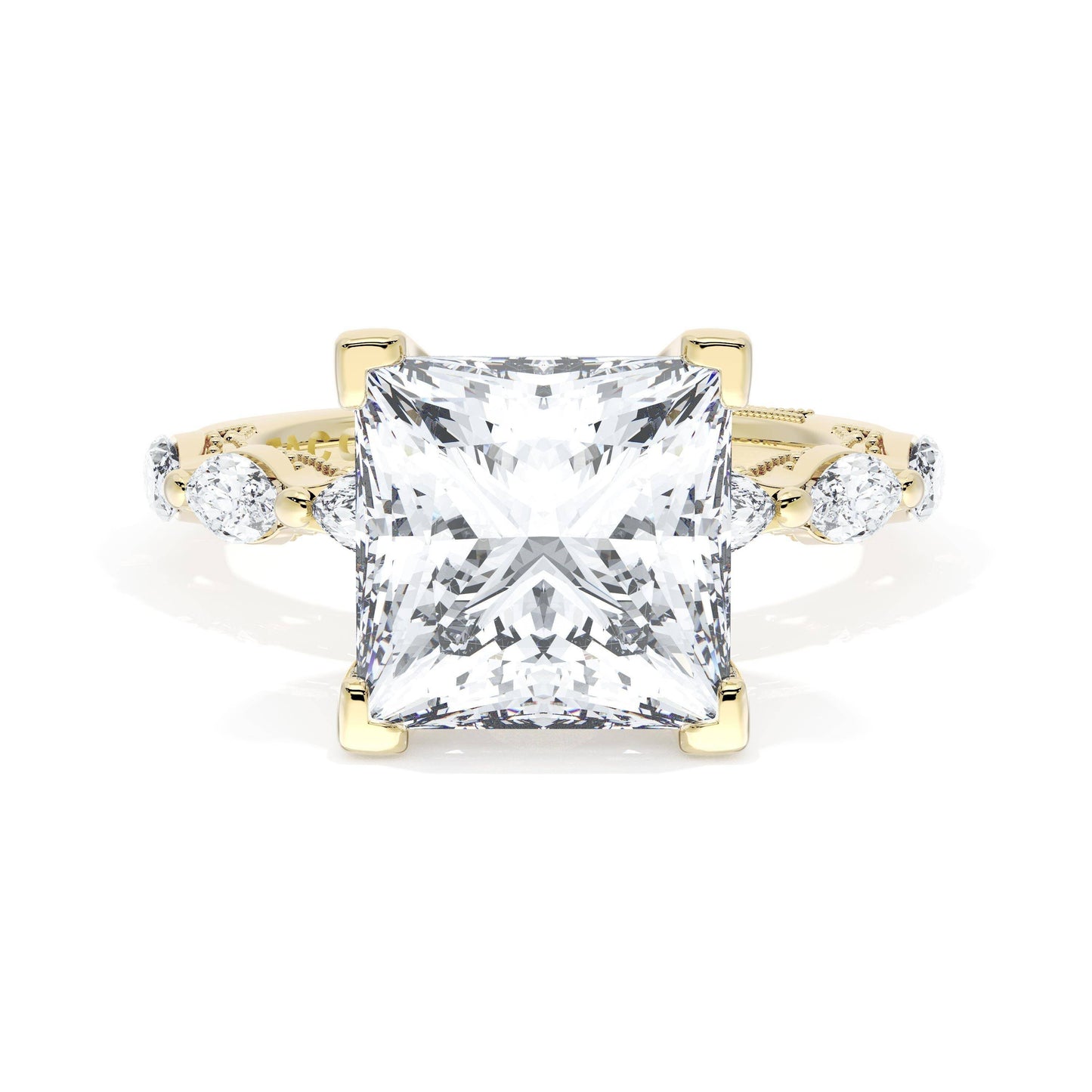 Princess Solitaire Engagement Ring Style # 42225