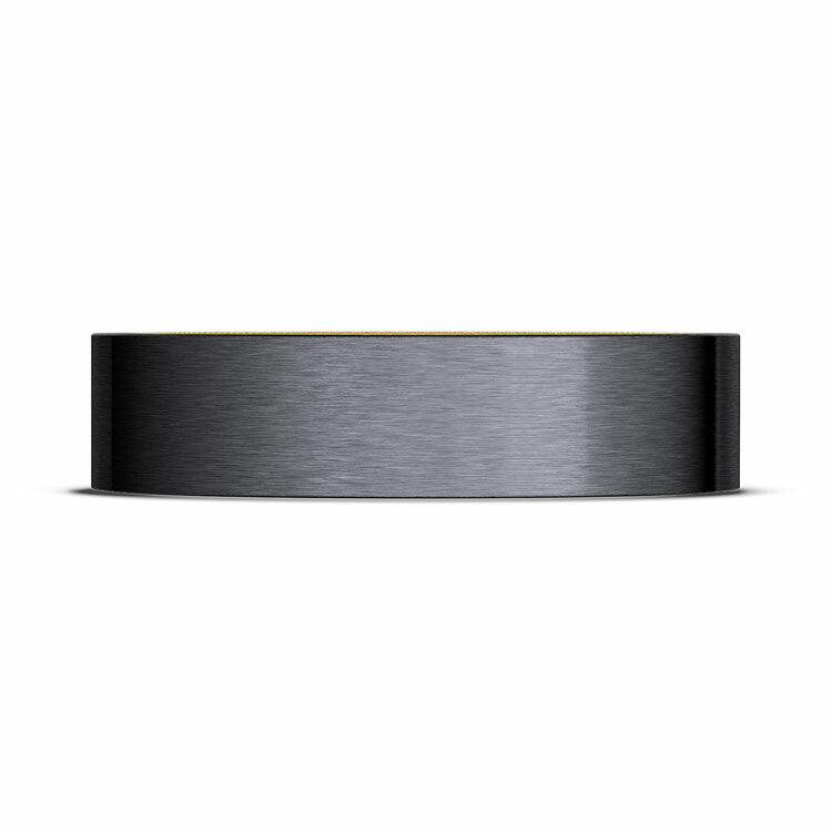 Two-Tone Flat Wedding Band Style # 1576