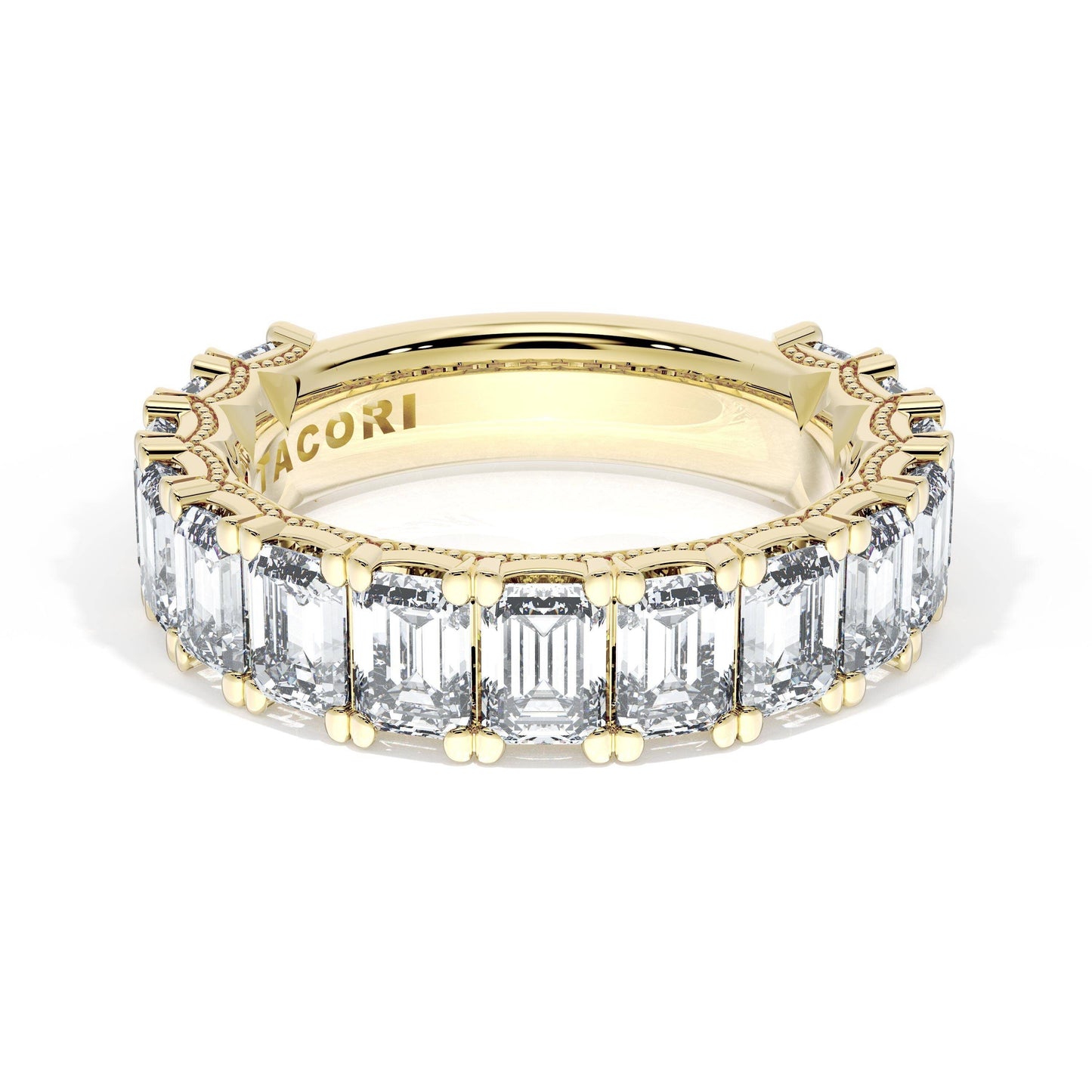 Emerald Cut Diamond Eternity Band Style # 420