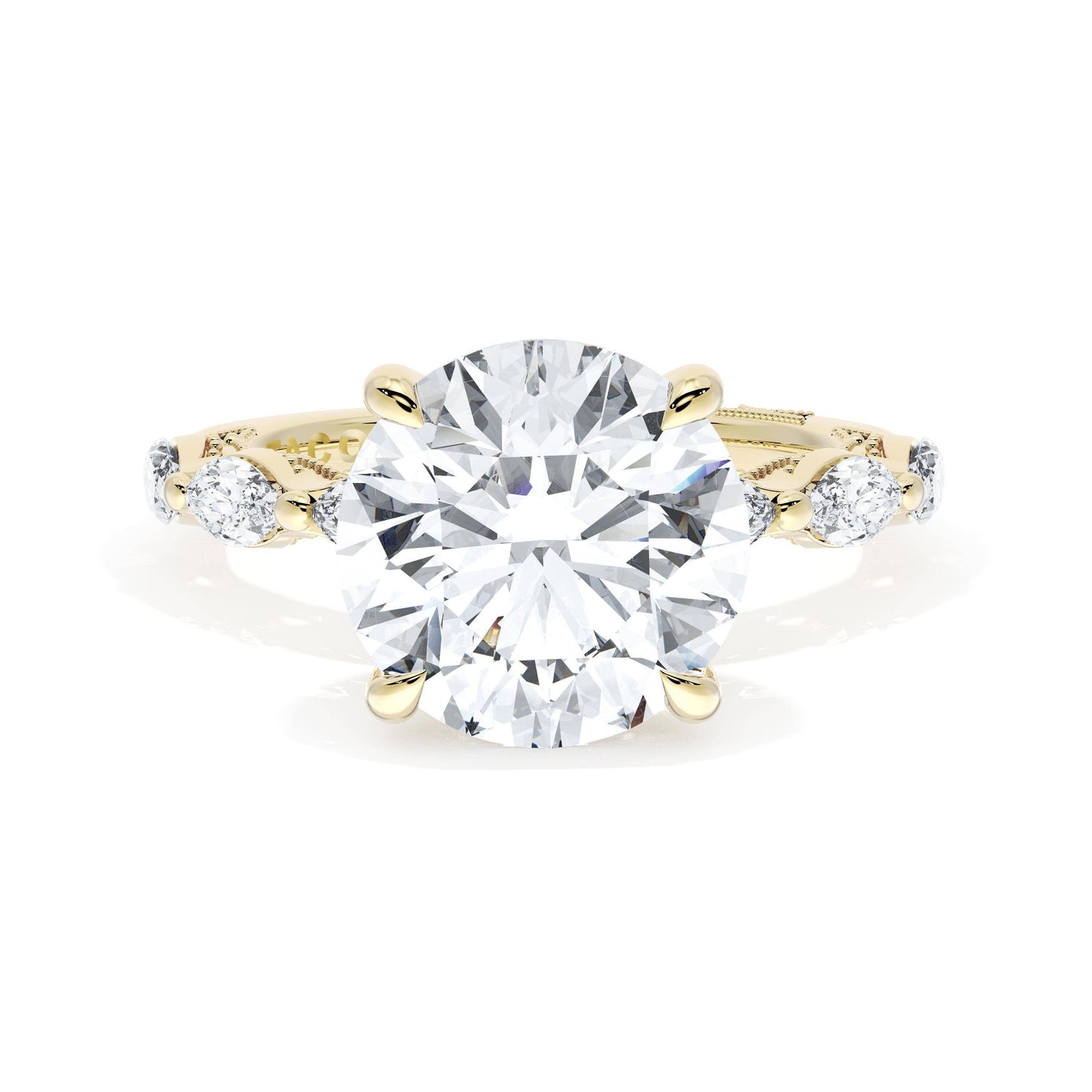 Round Solitaire Engagement Ring Style # 42225