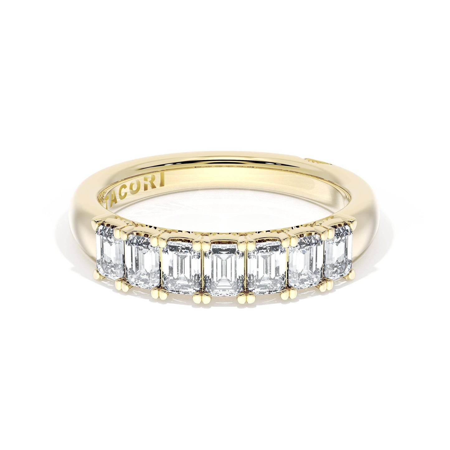 Emerald Cut Diamond Eternity Band Style # 419