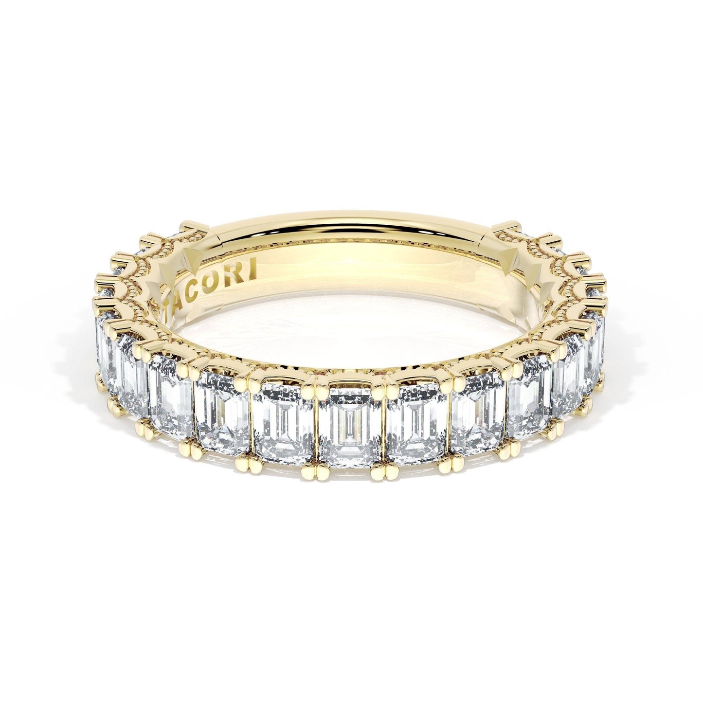 Emerald Cut Diamond Eternity Band Style # 419