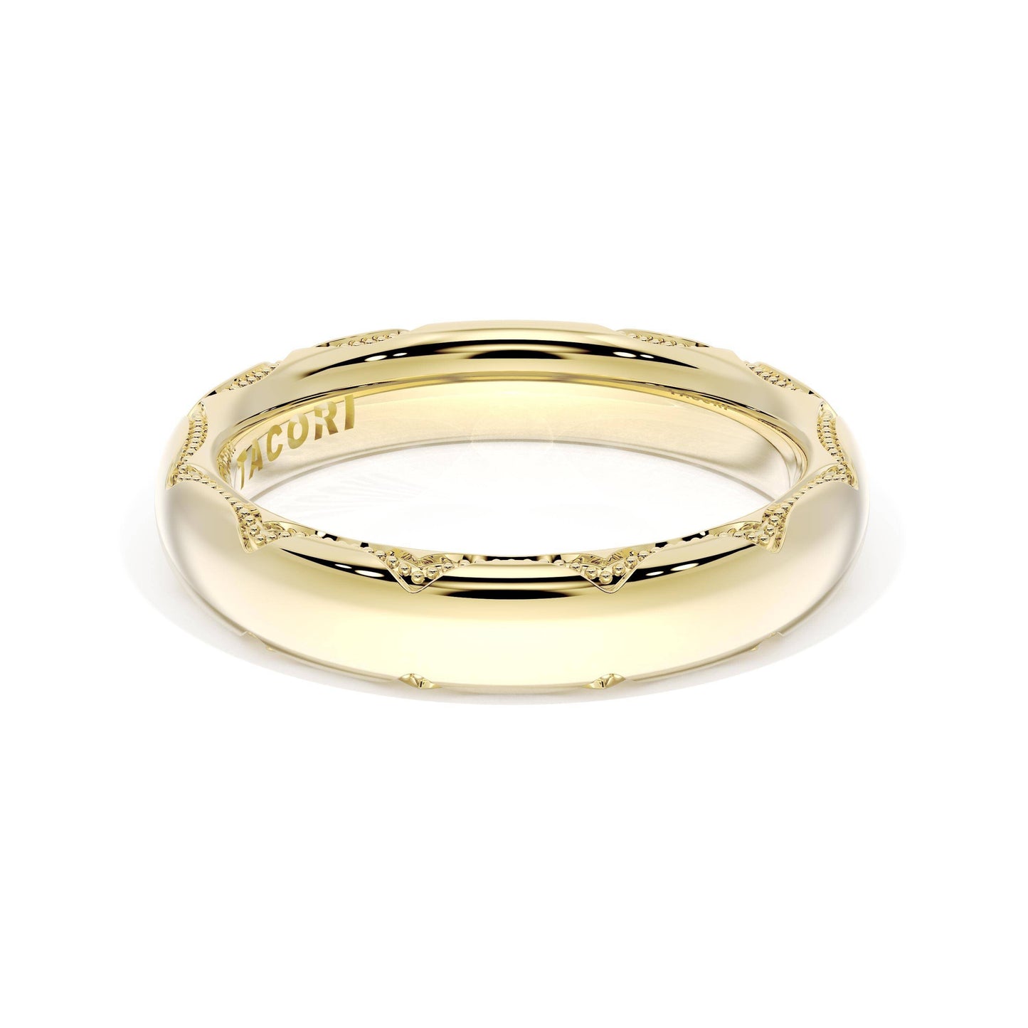 High Polish Wedding Band # 4144 B