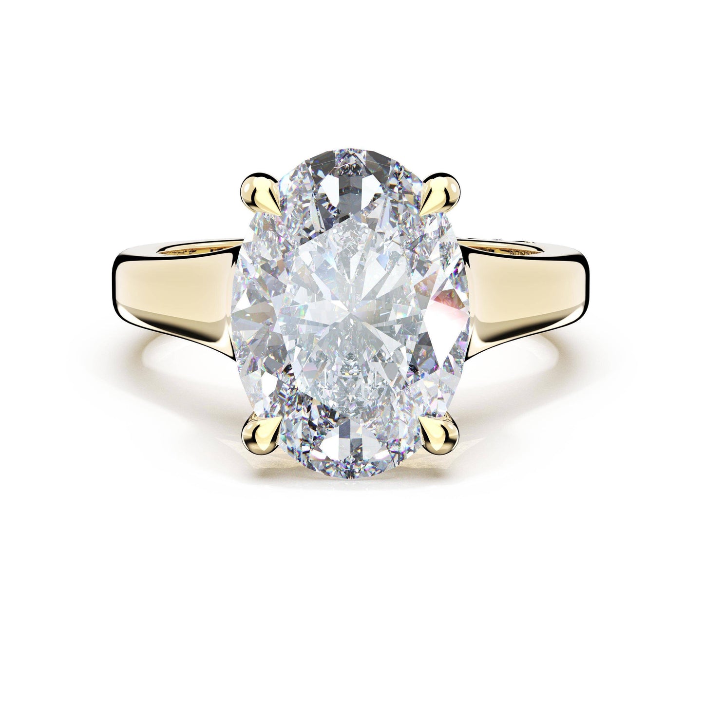 Oval Solitaire Engagement Ring | Style # 4283 OV
