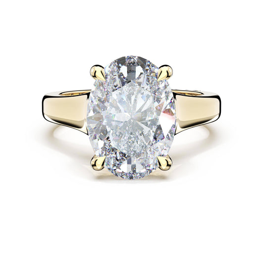 Oval Solitaire Engagement Ring | Style # 4283 OV