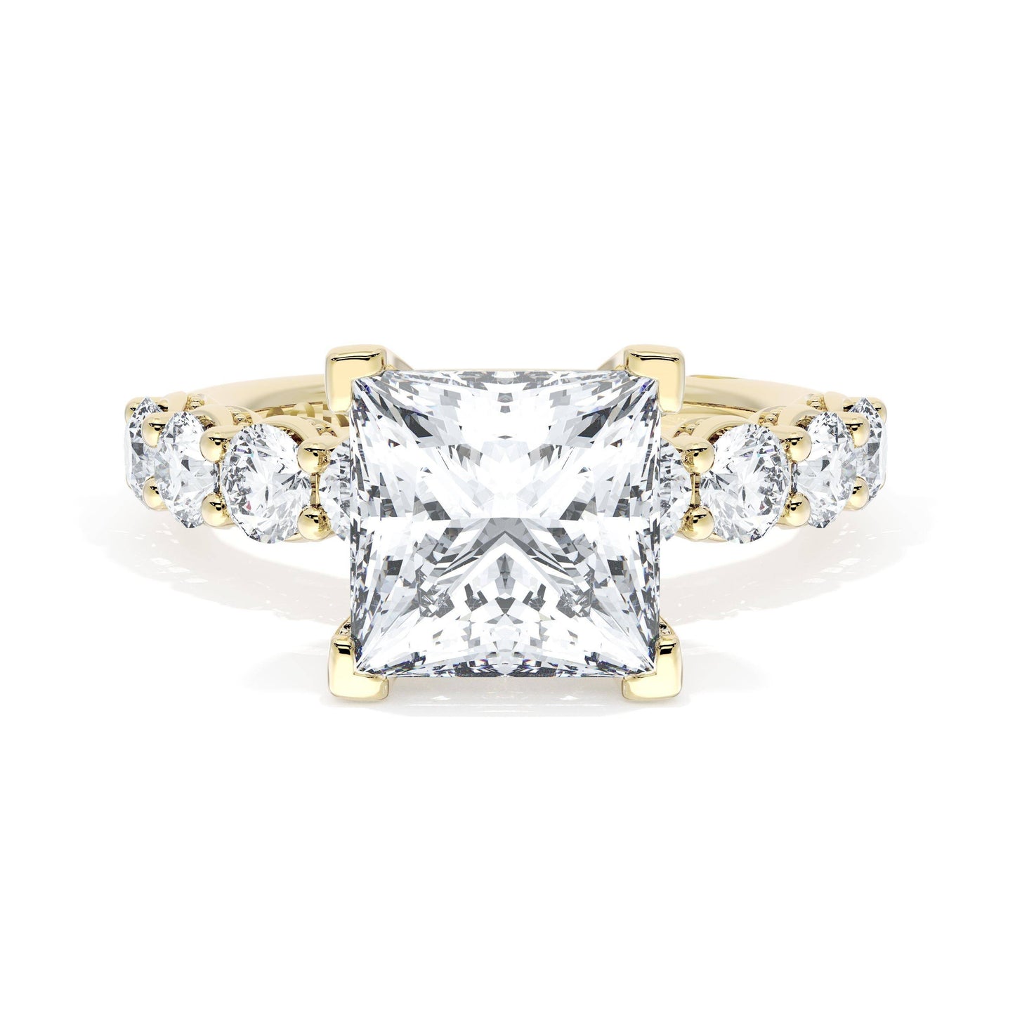 Princess Solitaire Engagement Ring Style # 415PR
