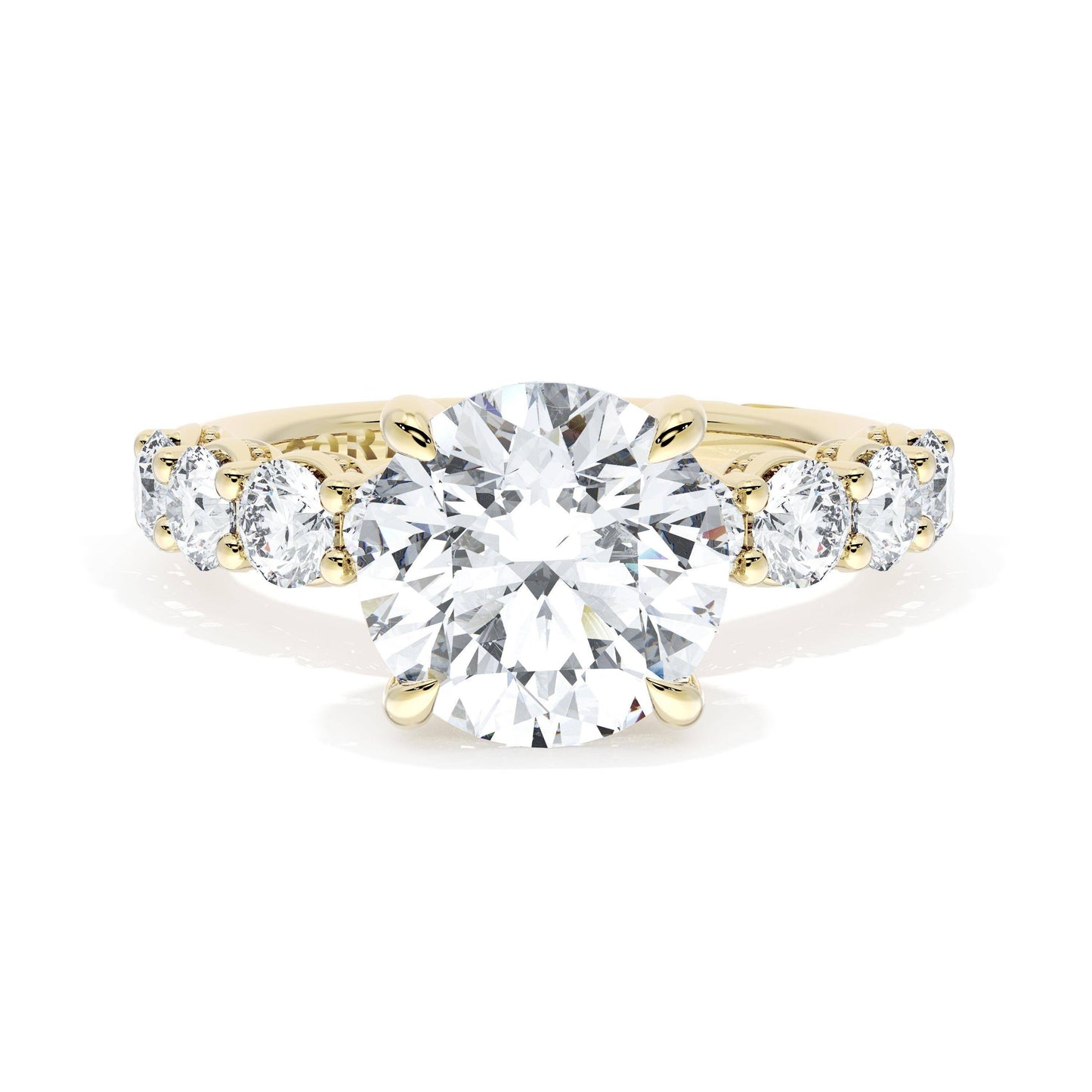 Round Solitaire Engagement Ring Style # 415 RD 9