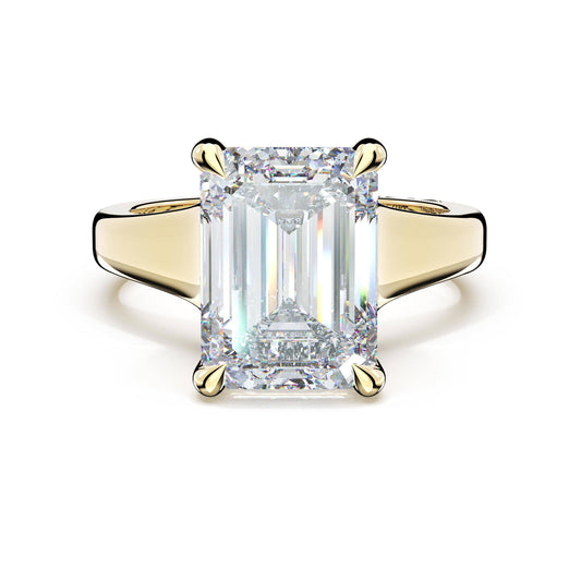 Emerald Solitaire Engagement Ring | Style # 4283 EC