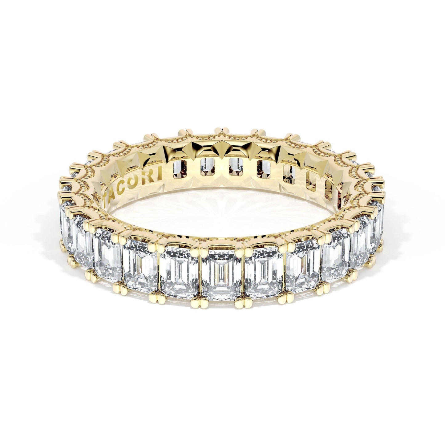Emerald Cut Diamond Eternity Band Style # 419