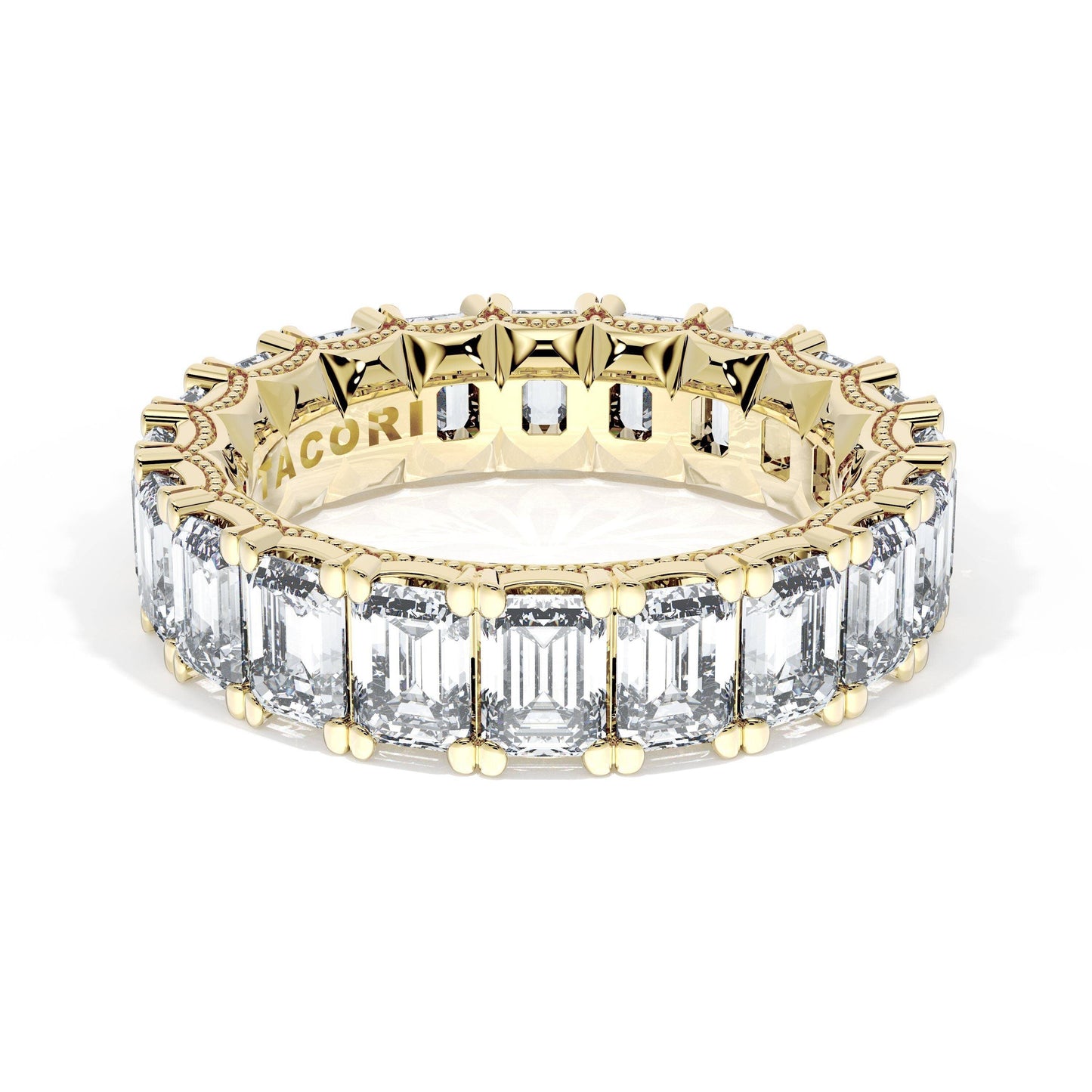 Emerald Cut Diamond Eternity Band Style # 420