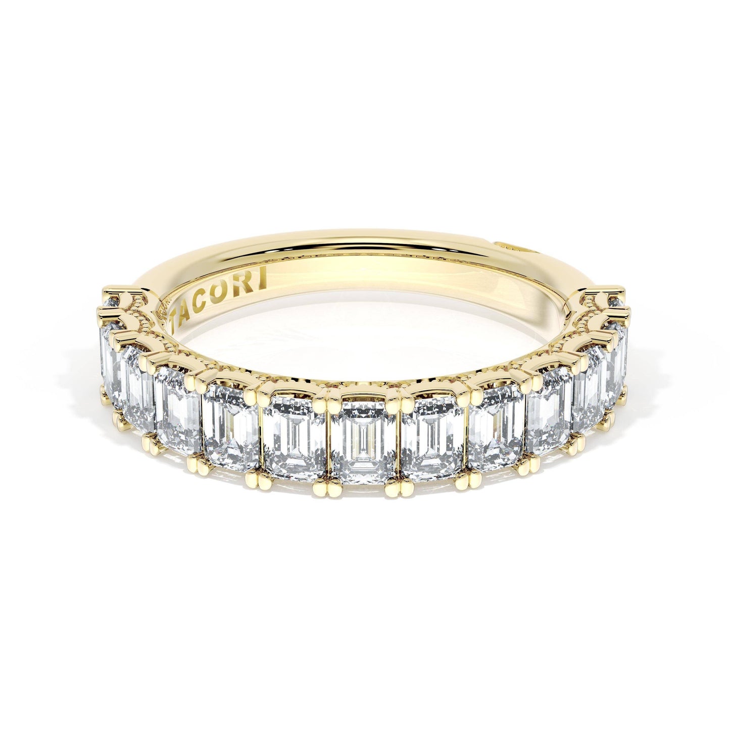 Emerald Cut Diamond Eternity Band Style # 419