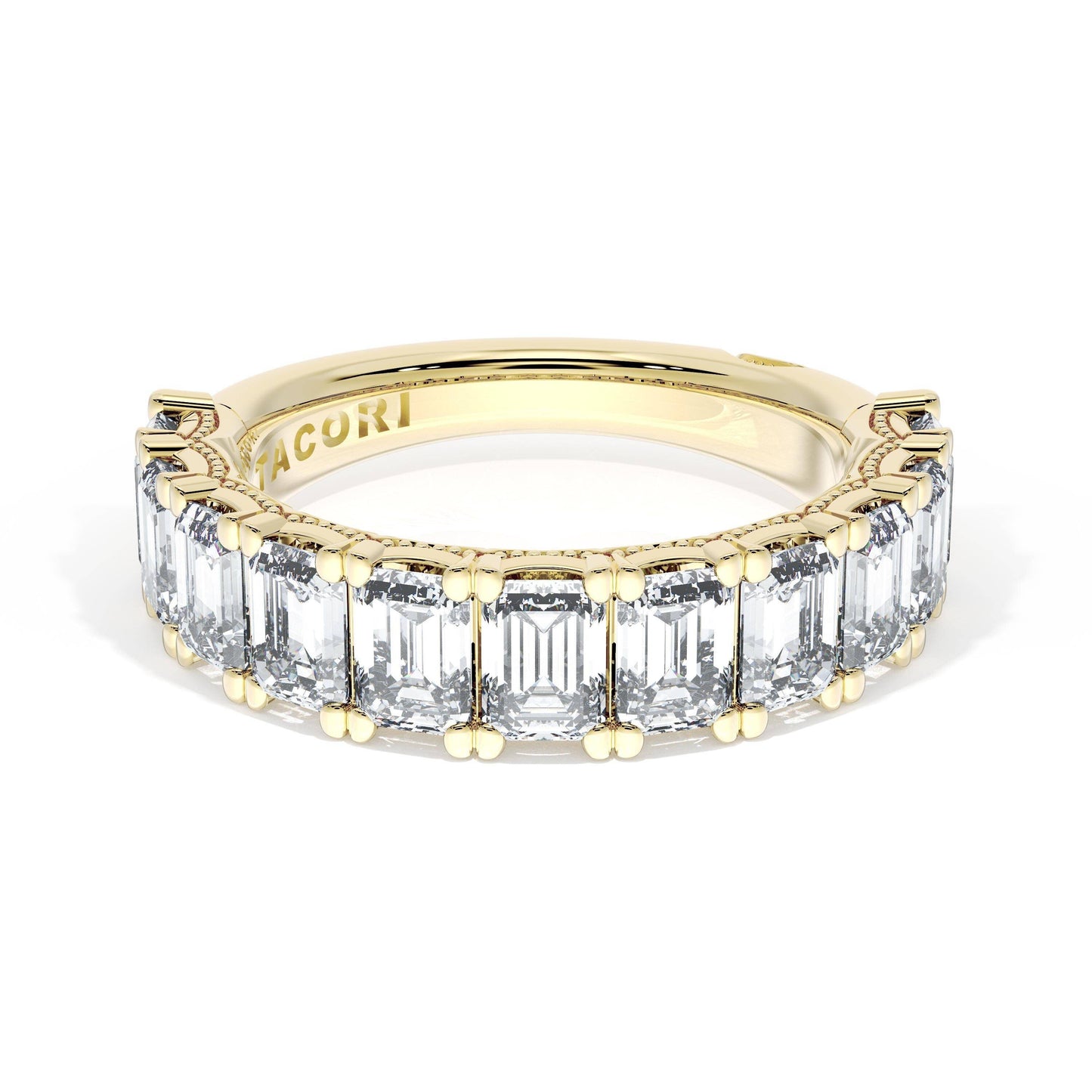 Emerald Cut Diamond Eternity Band Style # 420