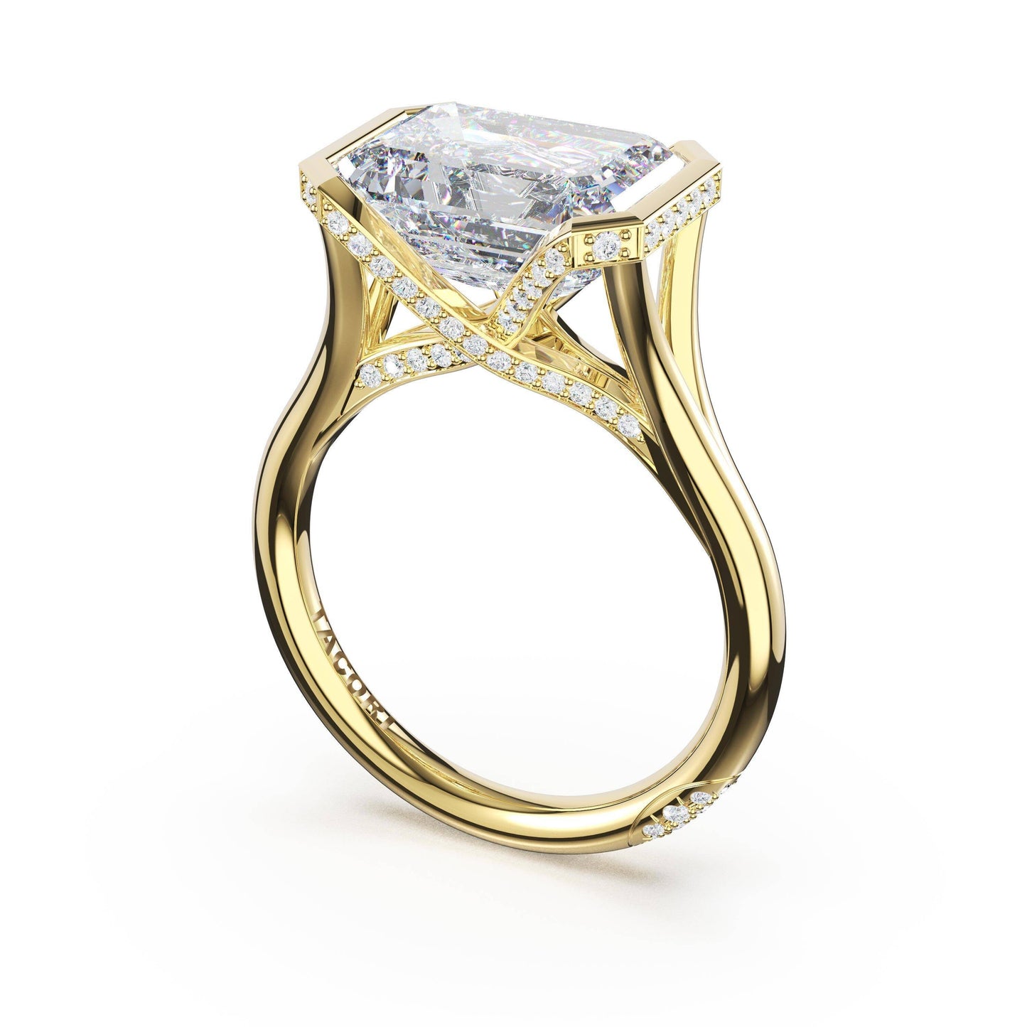 Emerald Solitaire Engagement Ring | Style #4252 EC