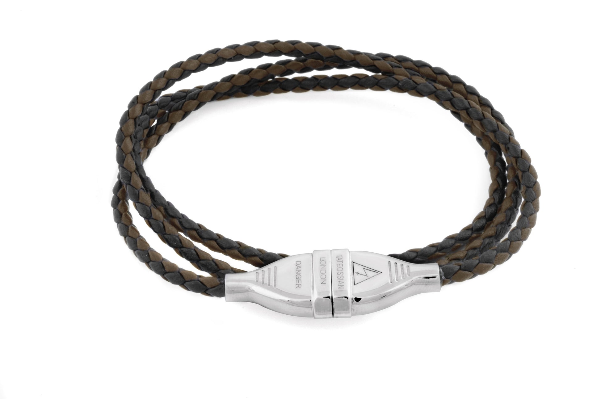 Tateossian Mens Bracelet, #BL4307 - Electric Silver – Harling's