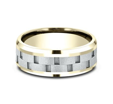 Benchmark Multi-Gold 8mm Ring SKU CF188493