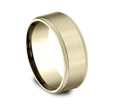 Benchmark Yellow Gold 8mm Ring SKU CF188749Y